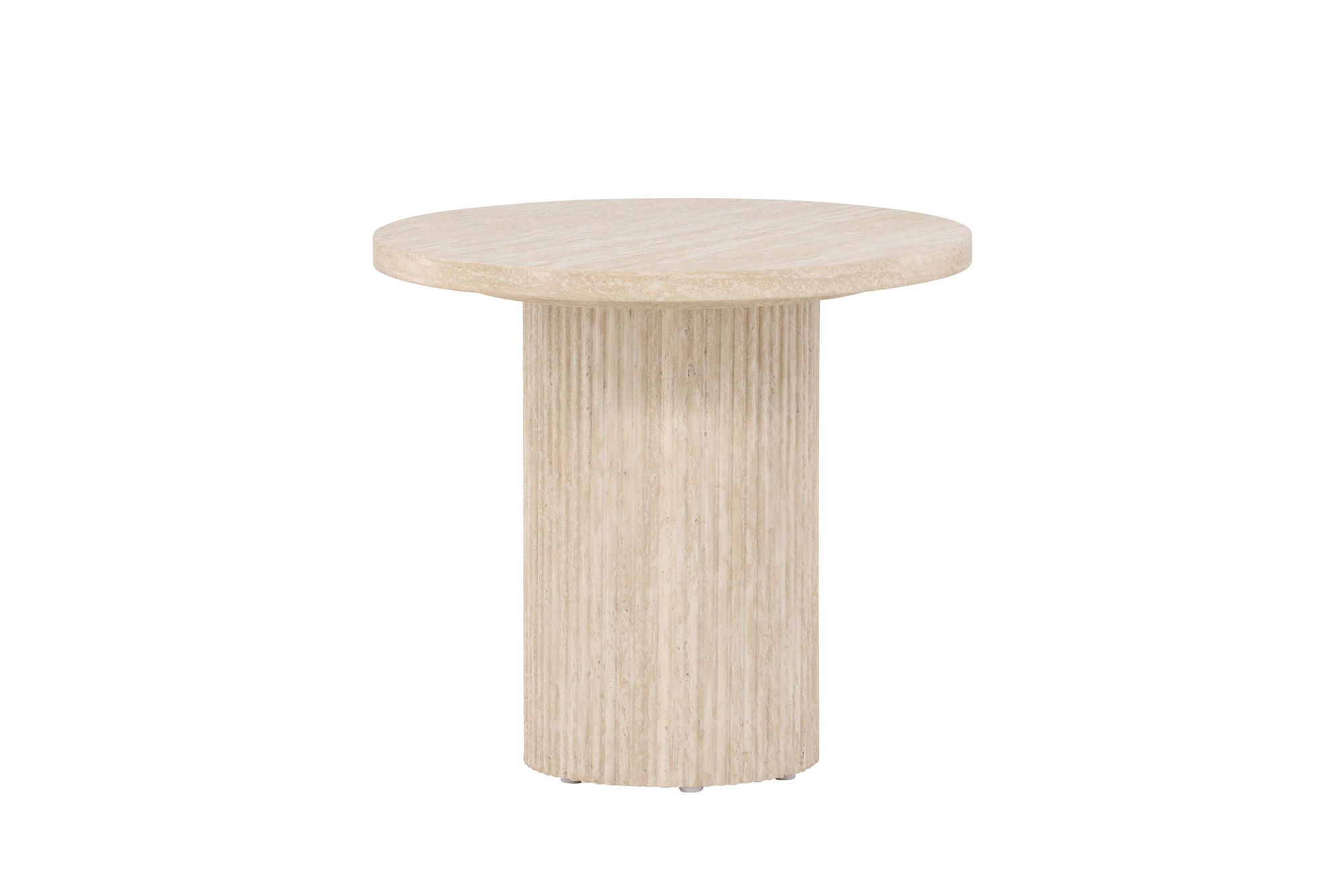 Venture Home Härön Sofa bord ø50x45 cm - Travertinelook