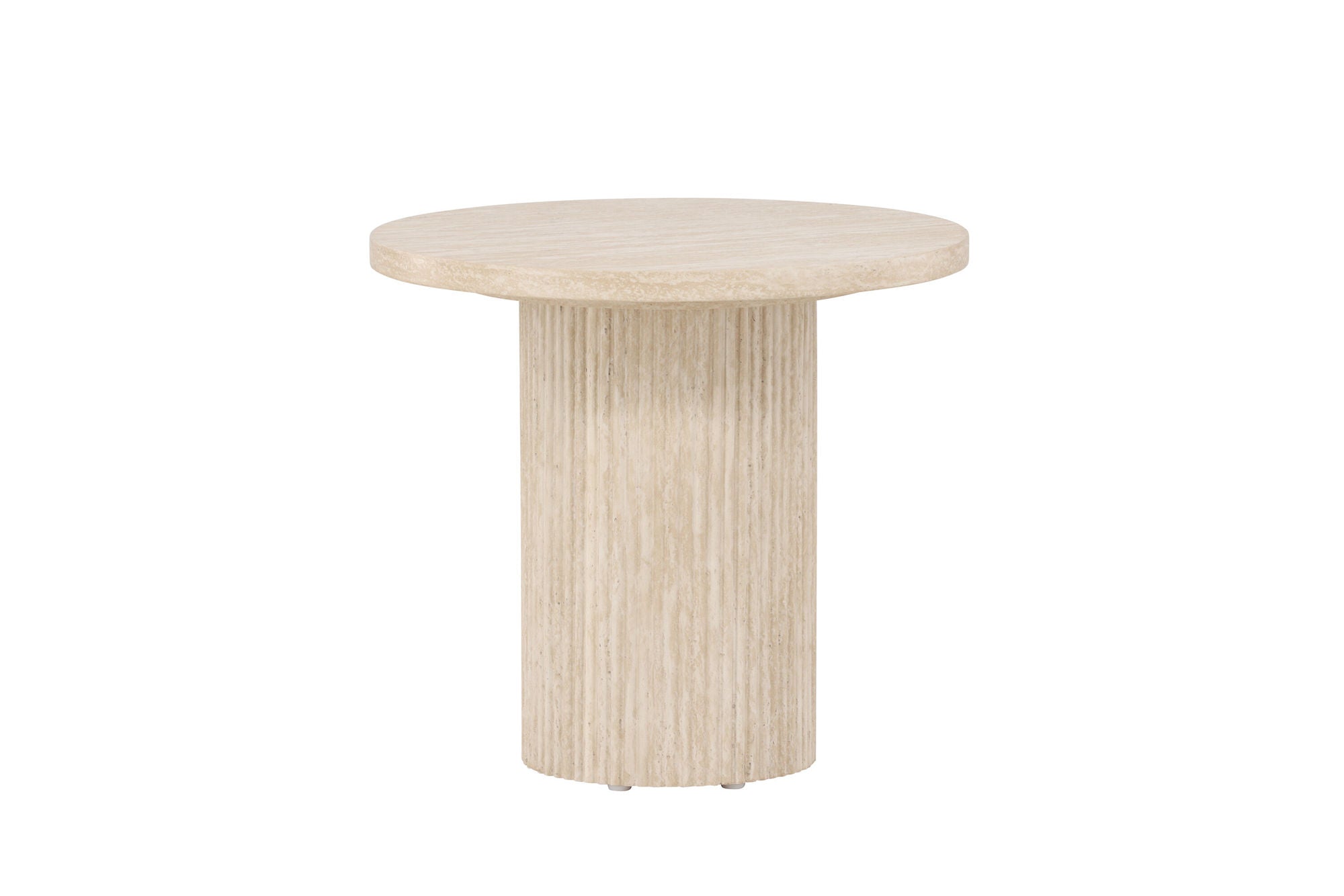 Venture Home Härön Sofa bord ø50x45 cm - Travertinelook