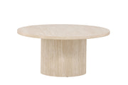 Venture Home Härön Sofa bord ø80x38 cm - Travertinelook