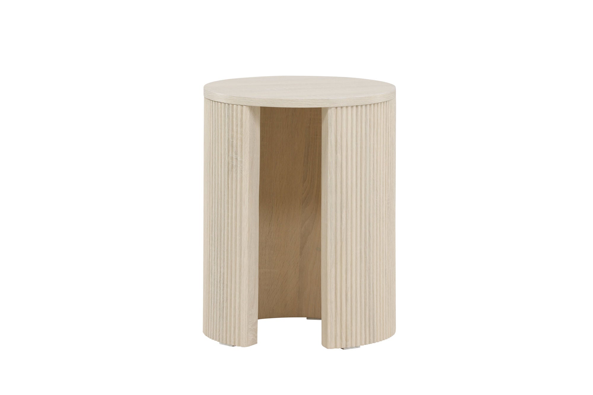 Venture Home Bristol Side bord φ40x52 cm - Whitewash