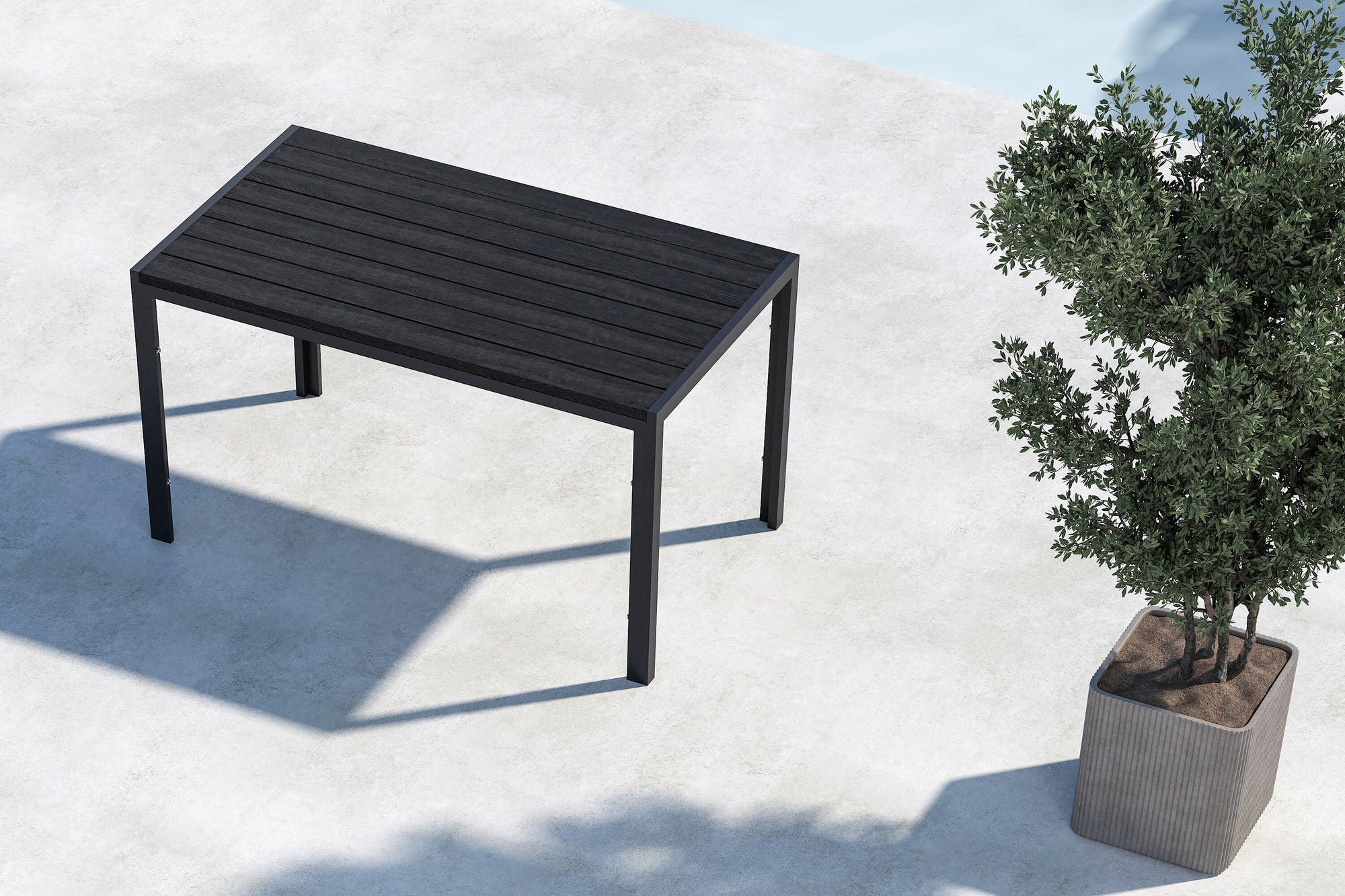 Venture Home Mirko spisebord 140x80x74 - Black / Black