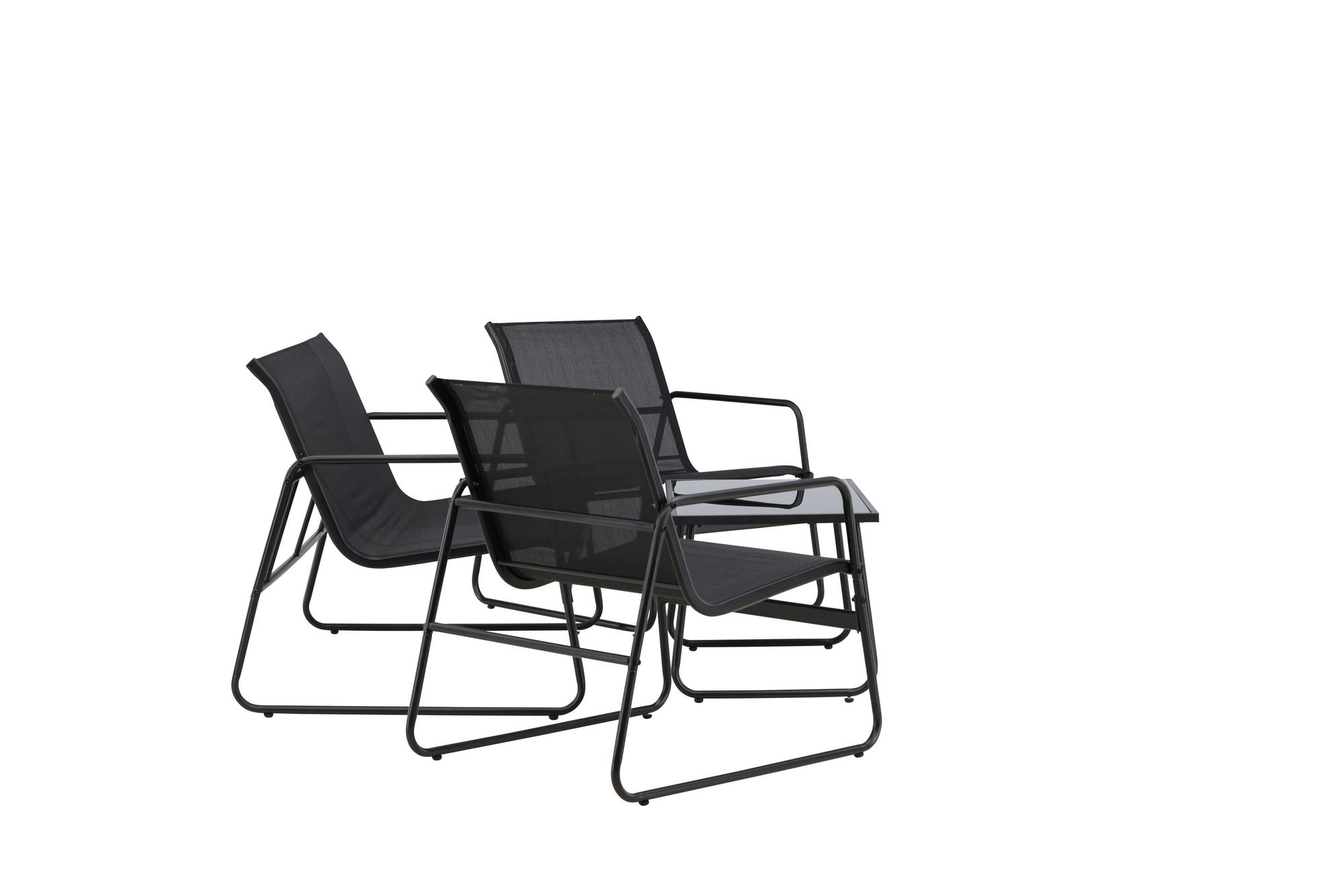 Venture Home Scopello Sofa Set - Black / Black