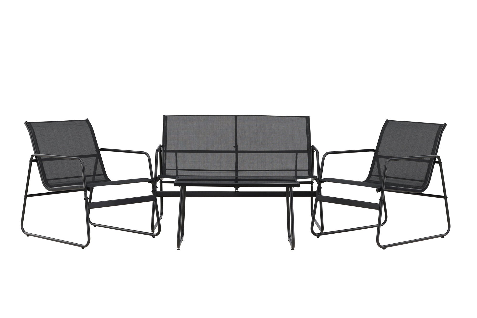 Venture Home Scopello Sofa Set - Black / Black