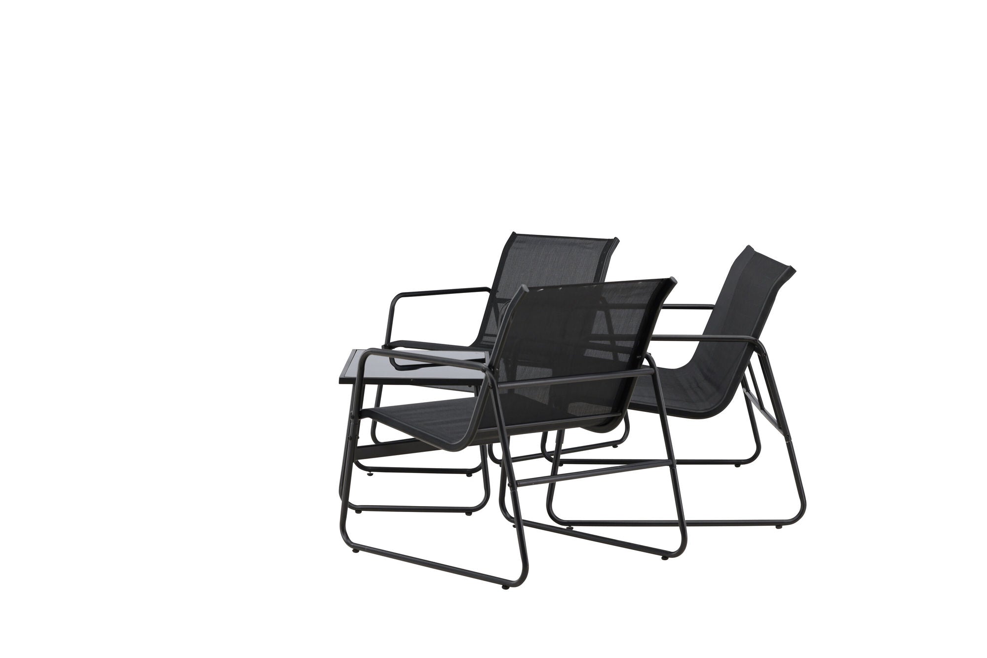 Venture Home Scopello Sofa Set - Black / Black