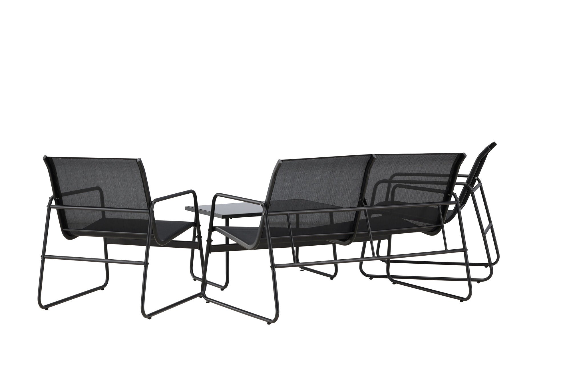 Venture Home Scopello Sofa Set - Black / Black