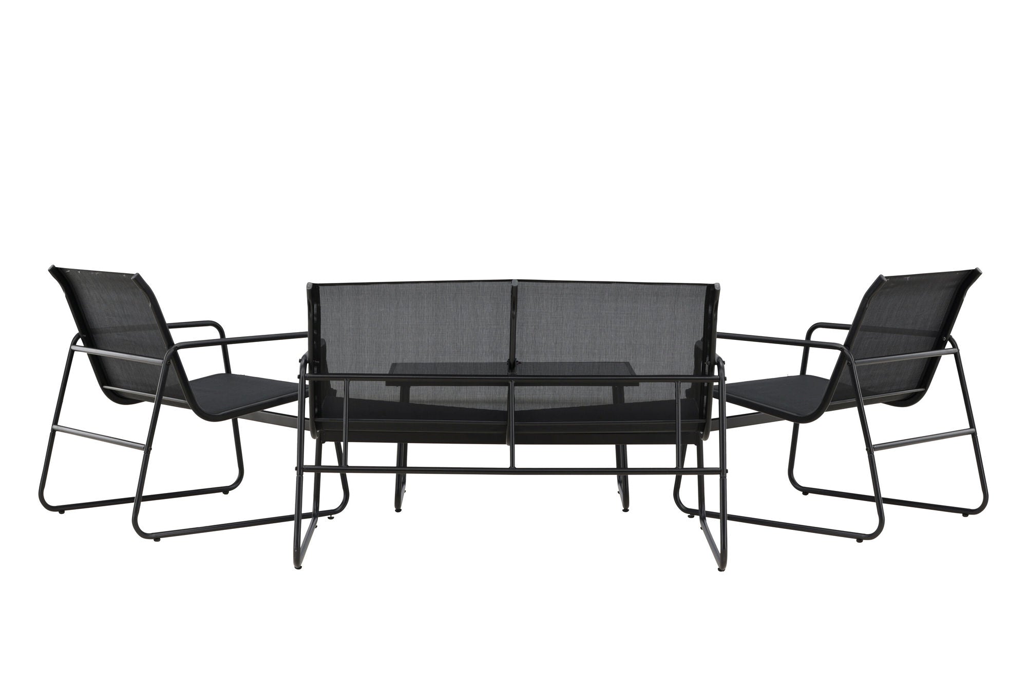 Venture Home Scopello Sofa Set - Black / Black