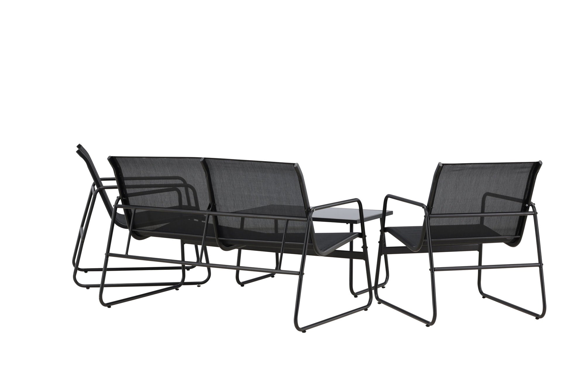 Venture Home Scopello Sofa Set - Black / Black