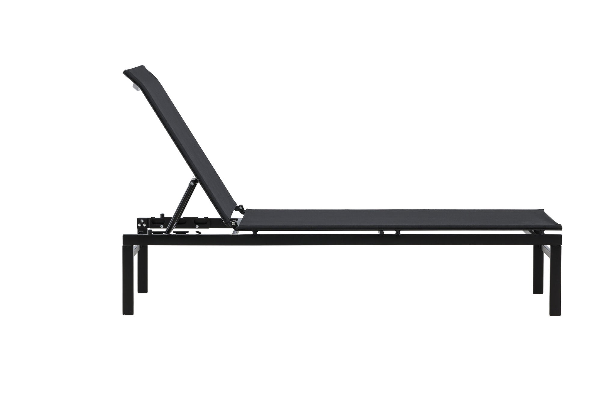 Venture Home Massimo Sun Lounge - Black / Black