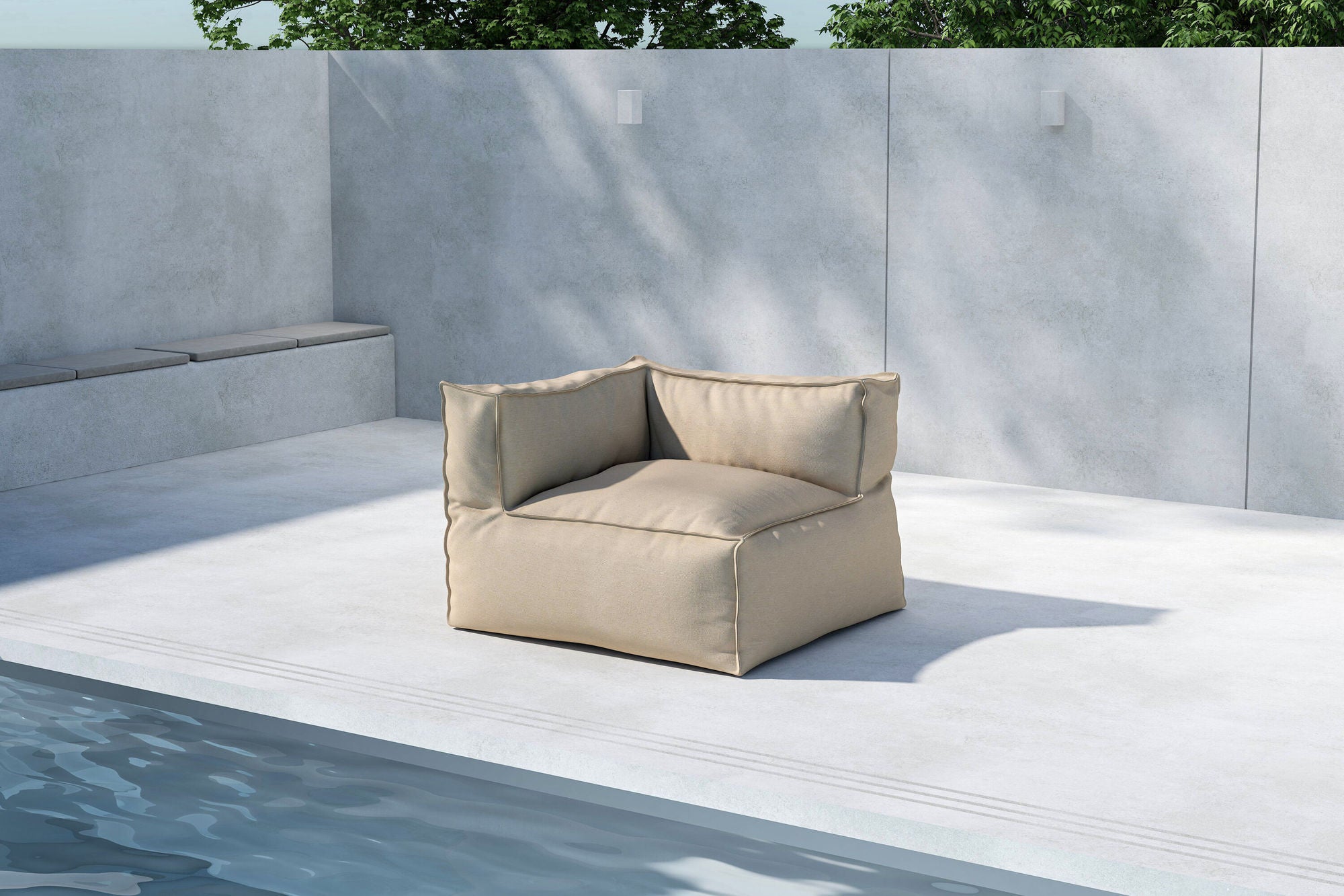 Venture Home Rambo Lounge Sofa hjørne - Beige /