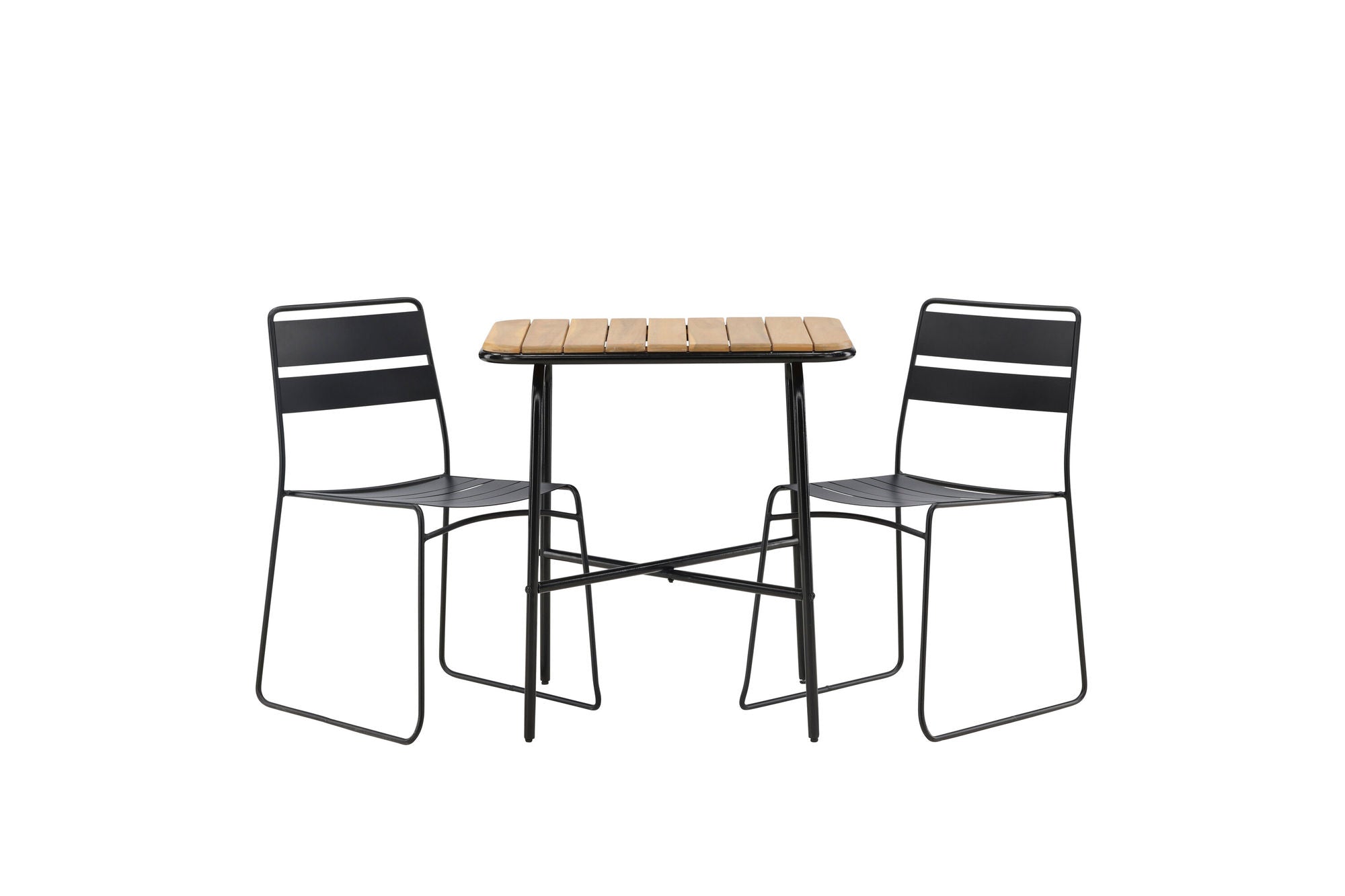 Venture Home Holmbeck Cafebord Steel - Black / Rectangular 55*70*74 +Lina Spisebordsstol - Black _2