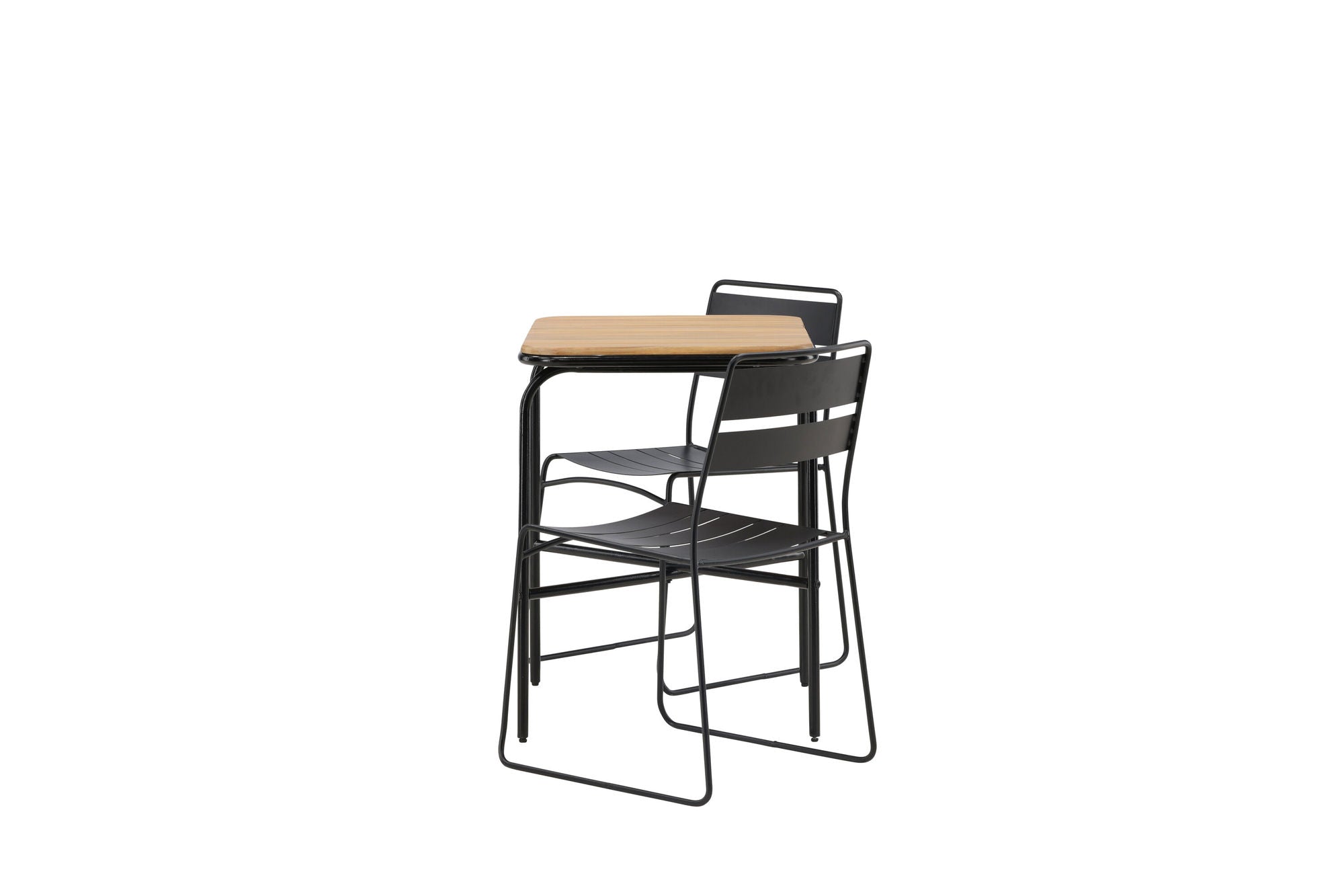 Venture Home Holmbeck Cafebord Steel - Black / Rectangular 55*70*74 +Lina Spisebordsstol - Black _2