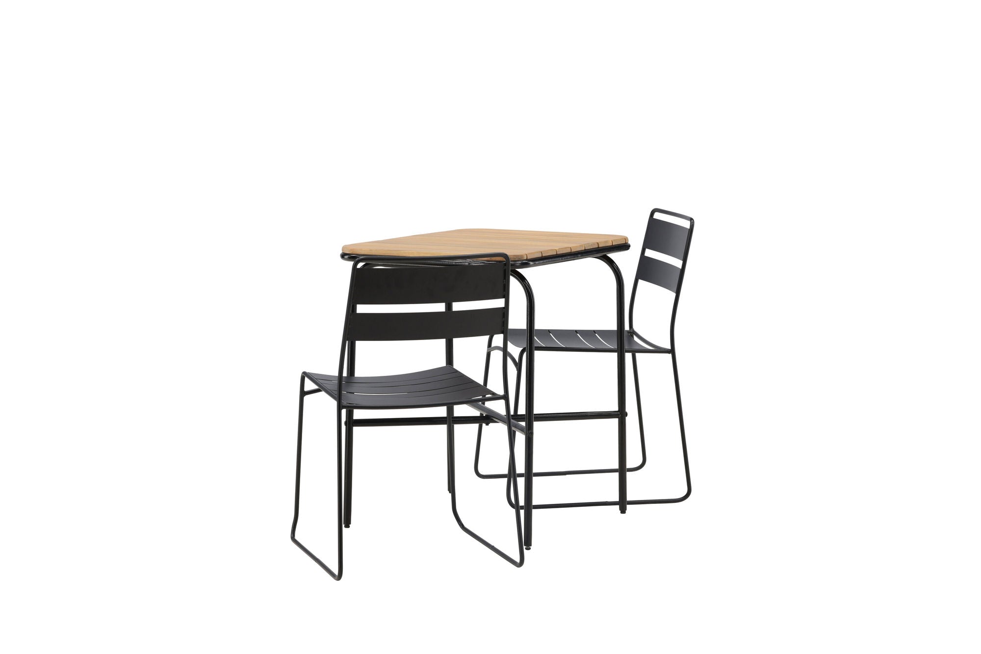 Venture Home Holmbeck Cafebord Steel - Black / Rectangular 55*70*74 +Lina Spisebordsstol - Black _2
