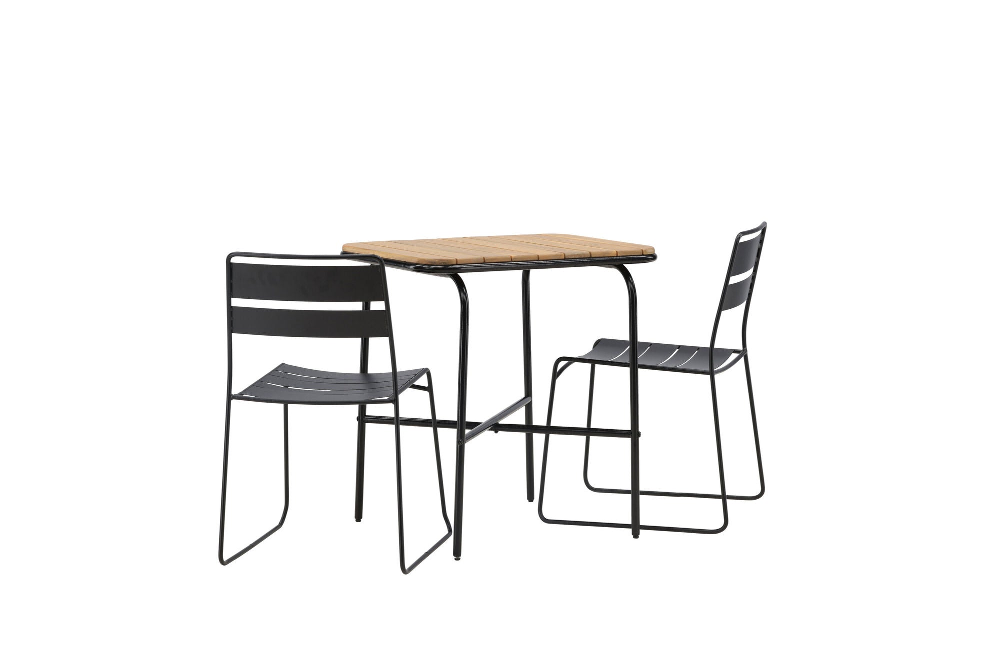 Venture Home Holmbeck Cafebord Steel - Black / Rectangular 55*70*74 +Lina Spisebordsstol - Black _2