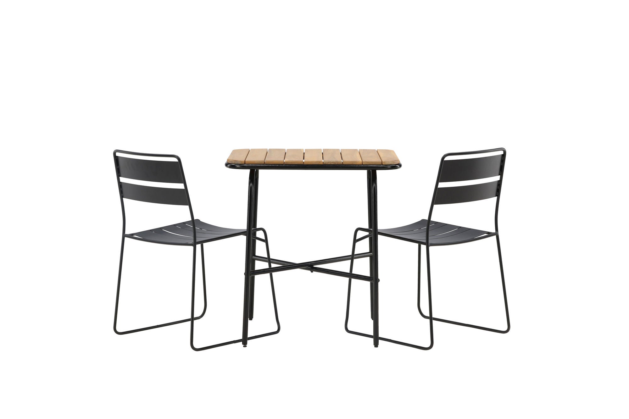 Venture Home Holmbeck Cafebord Steel - Black / Rectangular 55*70*74 +Lina Spisebordsstol - Black _2