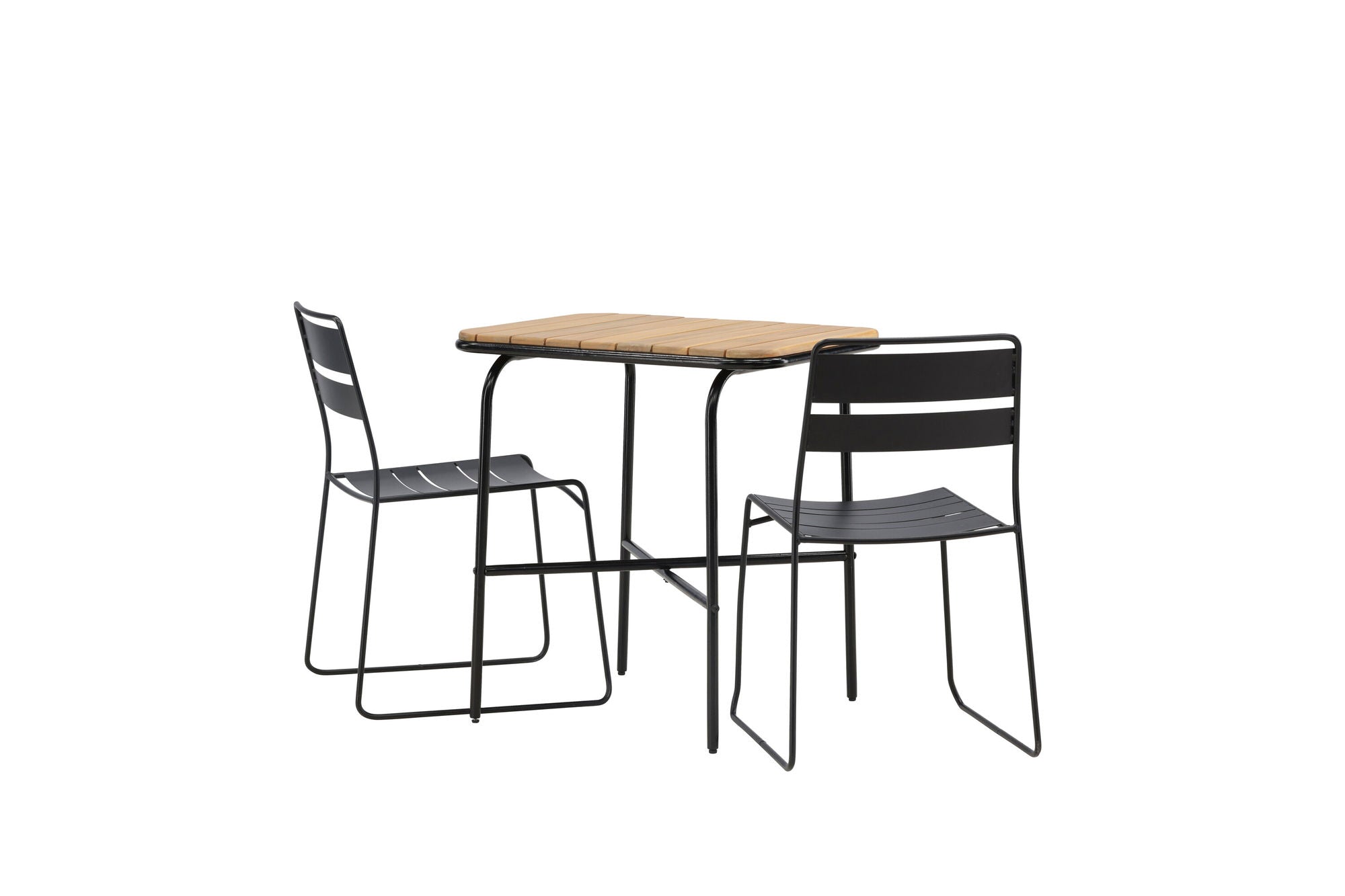 Venture Home Holmbeck Cafebord Steel - Black / Rectangular 55*70*74 +Lina Spisebordsstol - Black _2