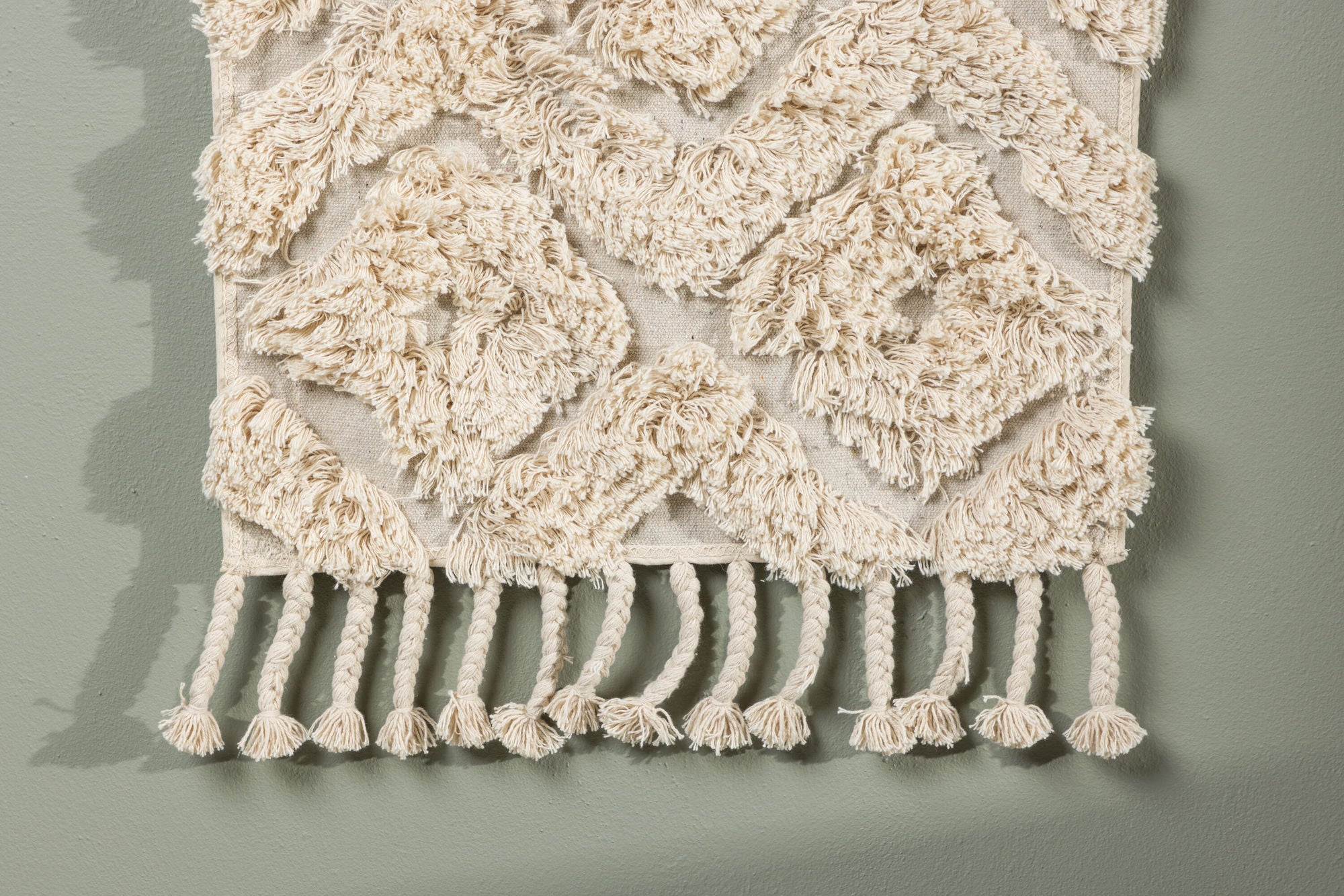 Venture Home Hilda Wall Hanging Cotton - 50*80-  -Rectangular-Offwhite