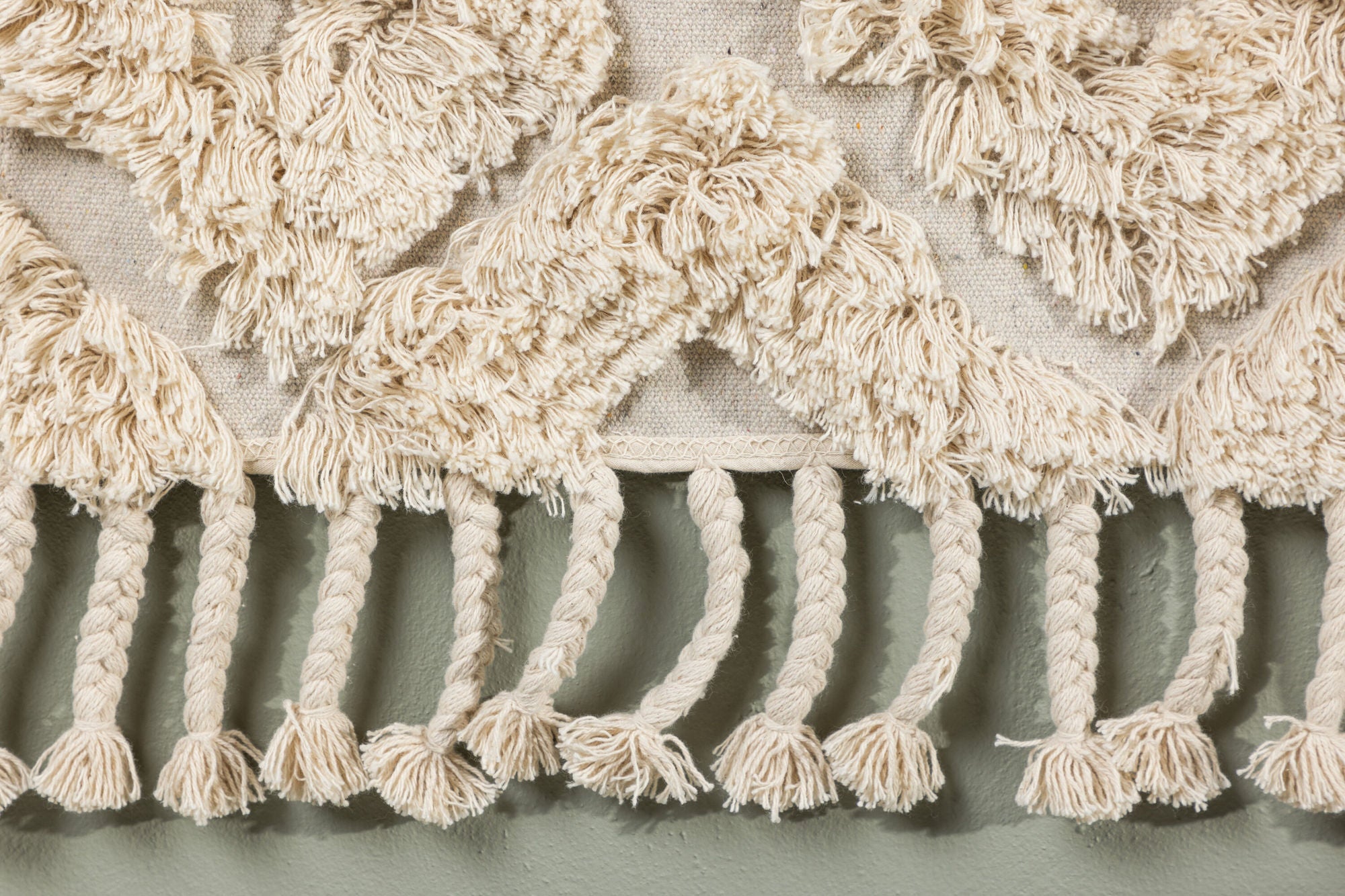 Venture Home Hilda Wall Hanging Cotton - 50*80-  -Rectangular-Offwhite