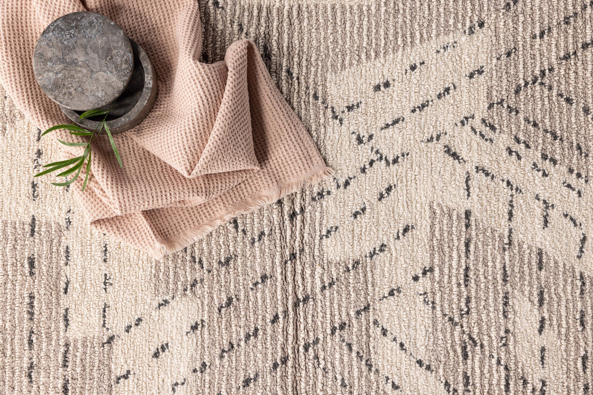 Venture Home Lorentz Cotton - 60*90-  -Rectangular-Ivory/Taupe