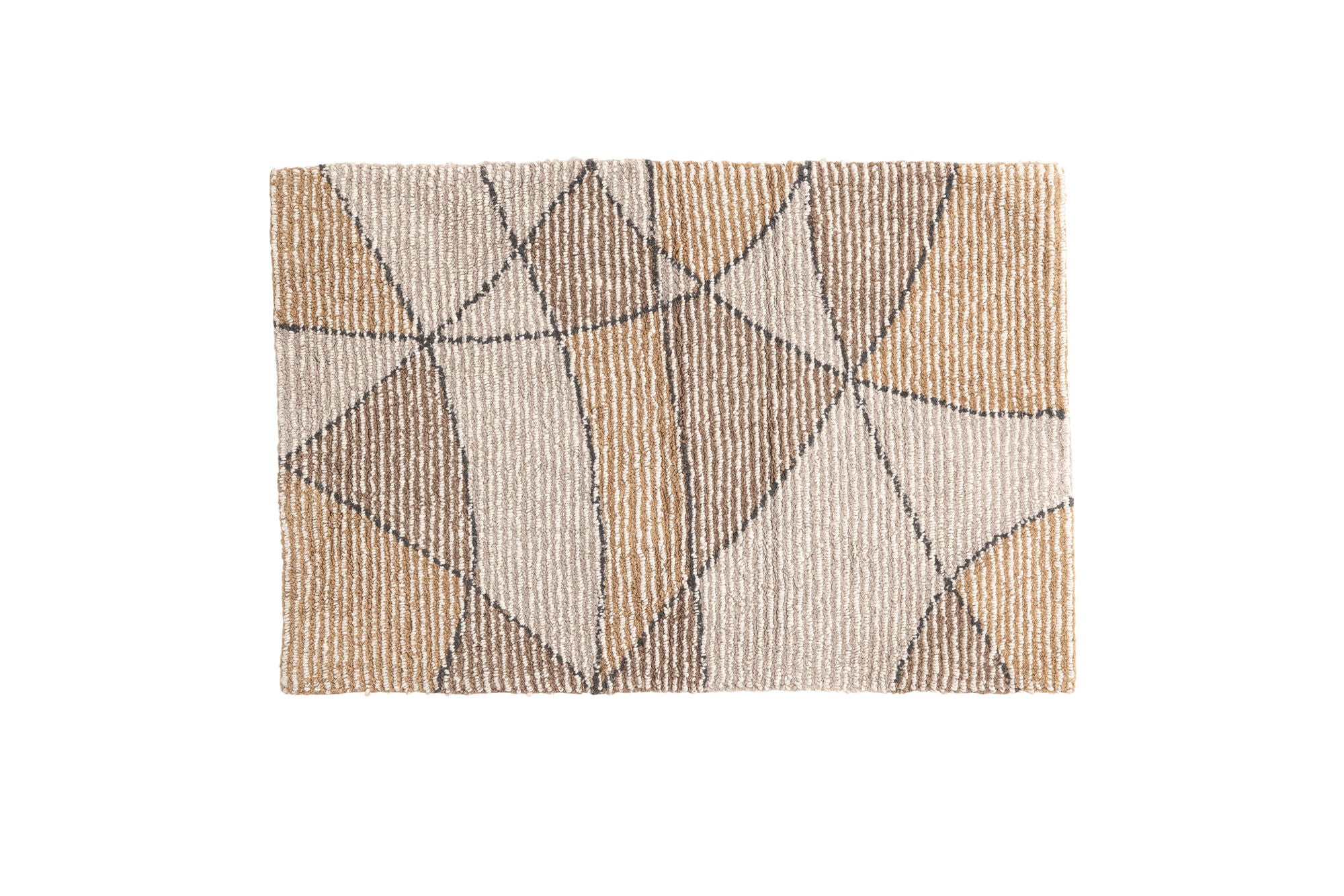 Venture Home Loui Cotton - 60*90-  -Rectangular-Ivory/Sand/Grey