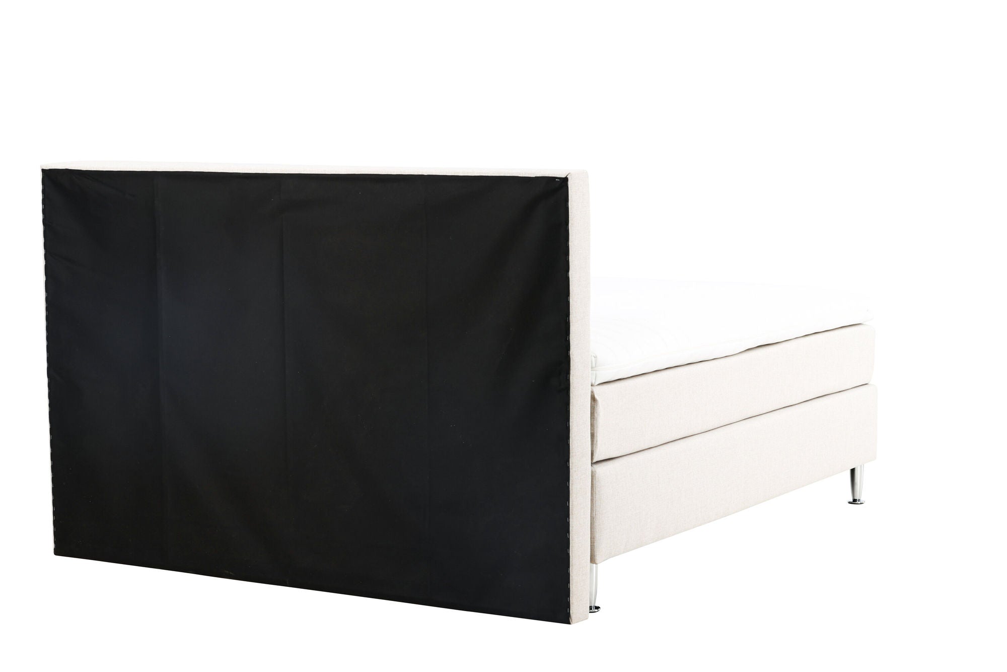 Venture Home Toledo Bed 180*200 - Matte Silver / Beige Fabric Lino 02