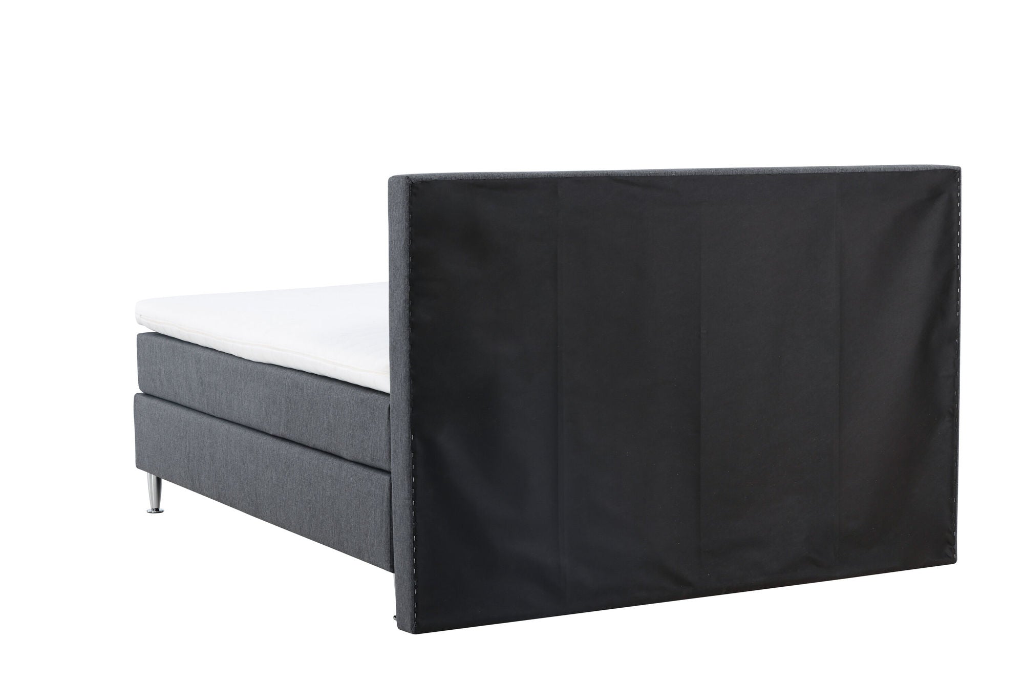 Venture Home Toledo Bed 180*200 - Matte Silver / Dark grey Fabric Lino 12