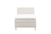 Venture Home Toledo Bed 120*200 - Matte Silver / Beige Fabric Lino 02