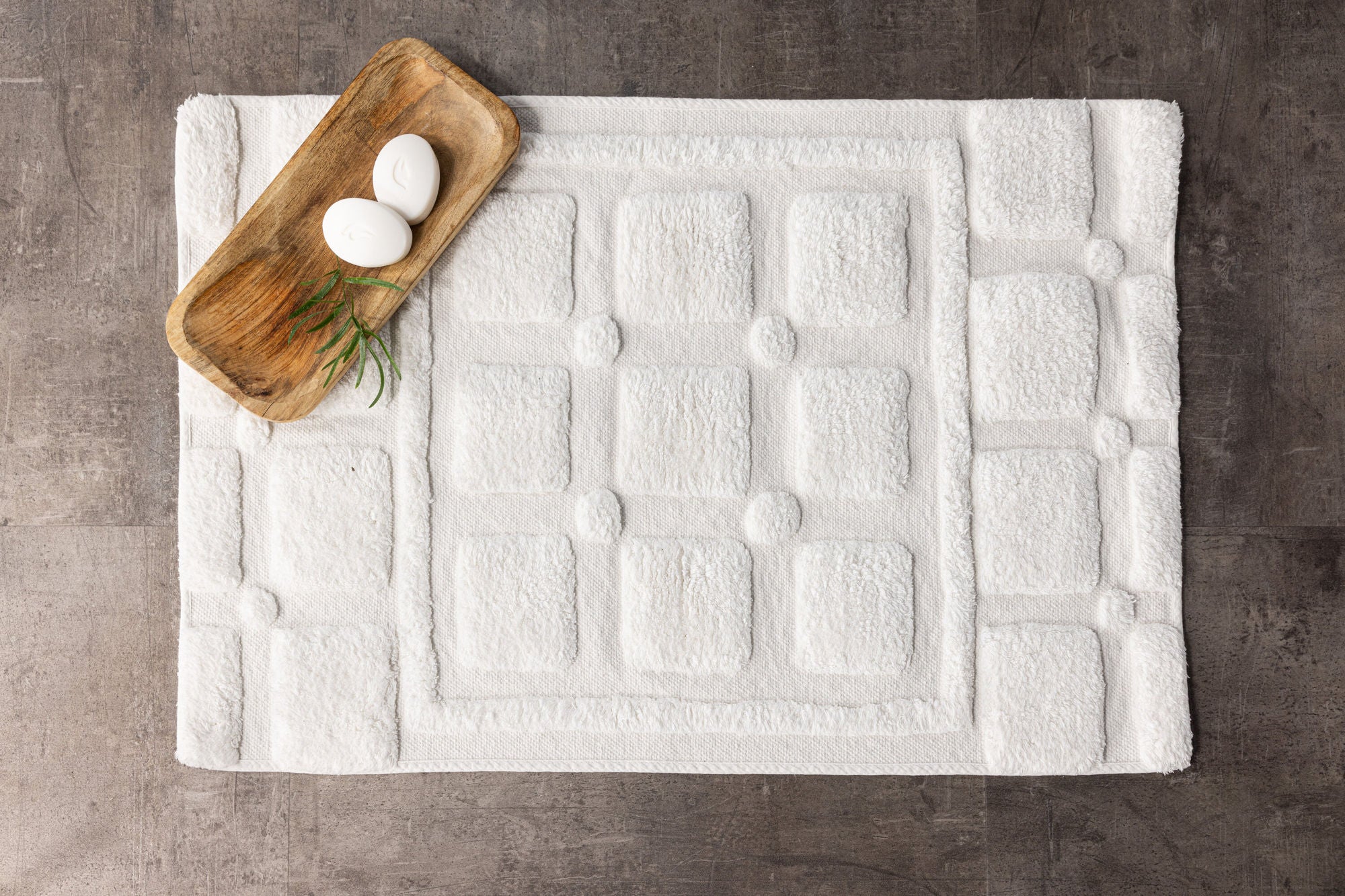 Venture Home Putte Cotton - 60*90-  -Rectangular-White