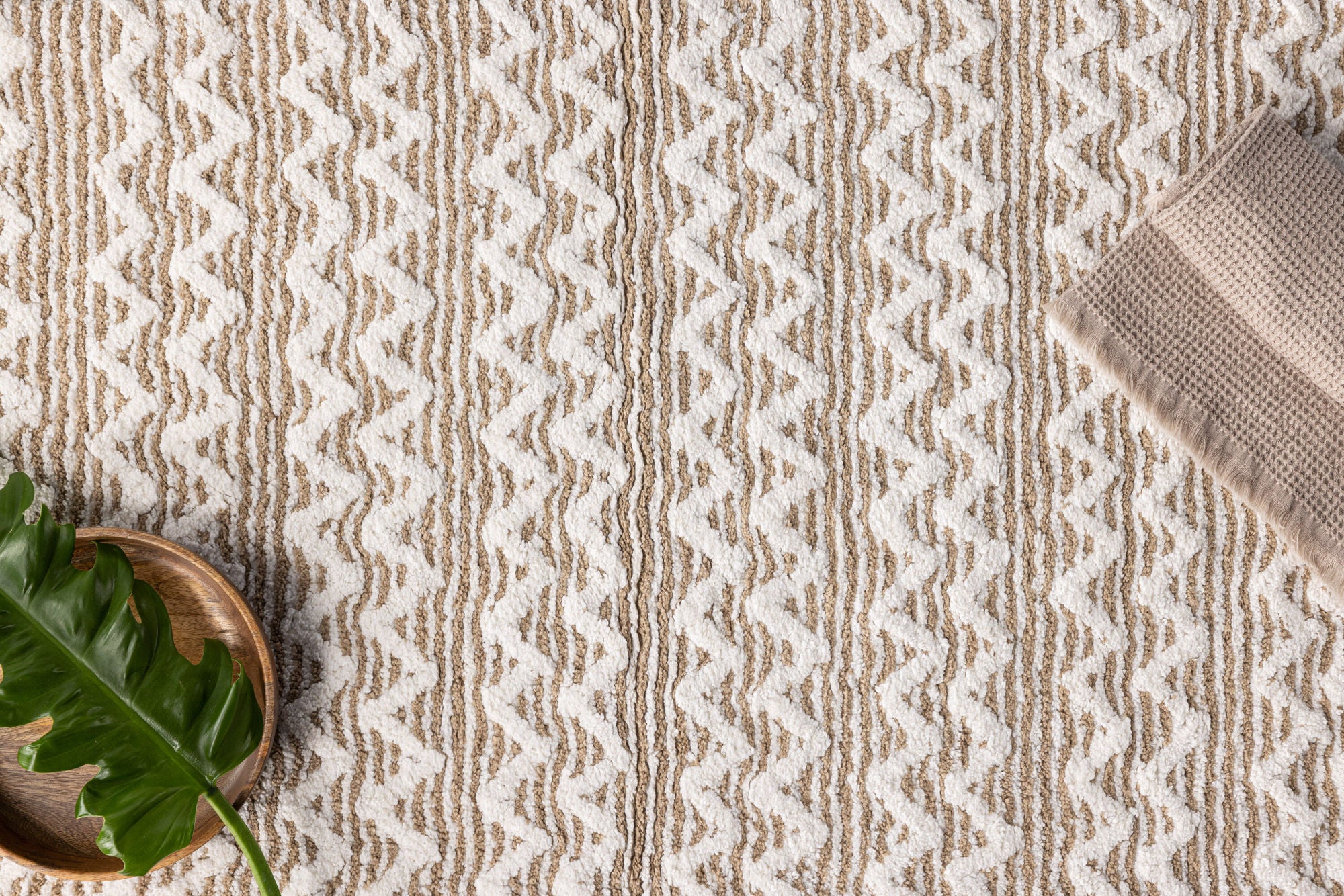 Venture Home Philippa Cotton - 60*90-  -Rectangular-White/Sand