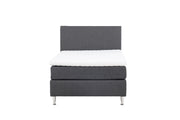 Venture Home Toledo Bed 120*200 - Matte Silver / Dark grey Fabric Lino 12