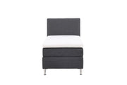 Venture Home Toledo Bed 90*200 - Matte Silver / Dark grey Fabric Lino 12