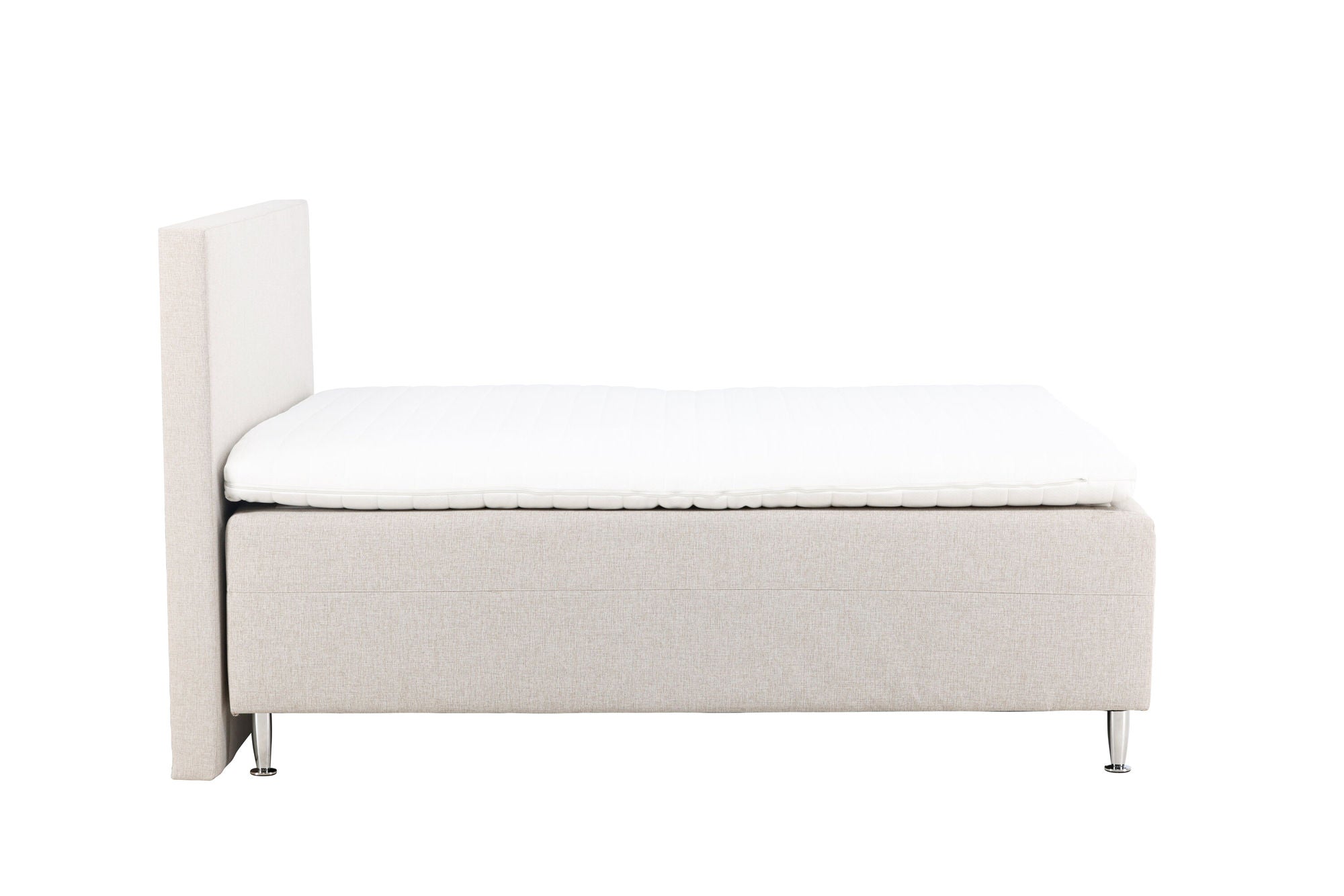 Venture Home Mesa Bed 180*200 - Matte Silver / Beige Fabric Lino 02