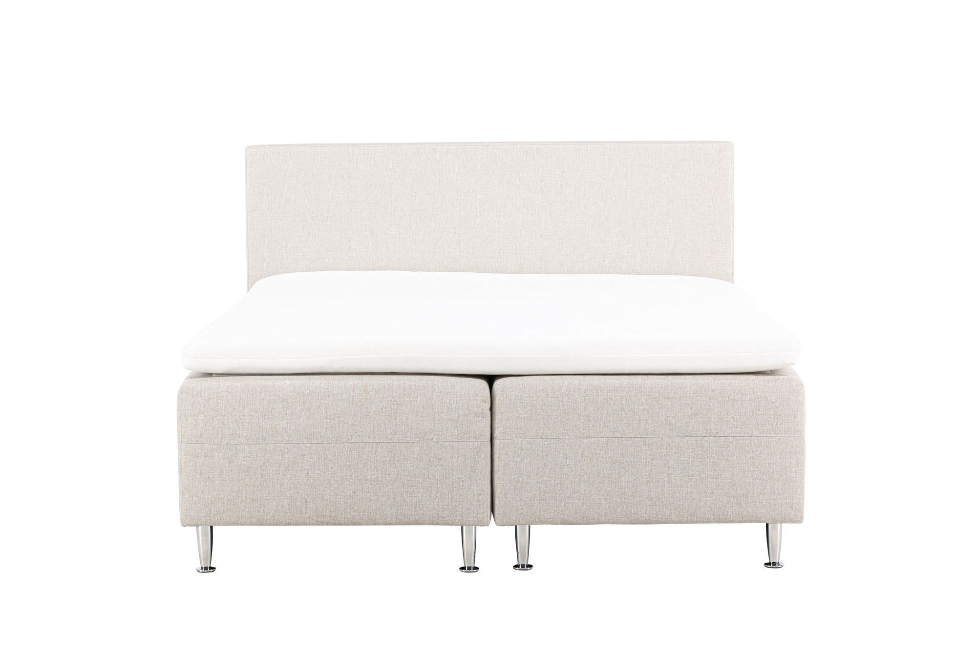 Venture Home Mesa Bed 180*200 - Matte Silver / Beige Fabric Lino 02