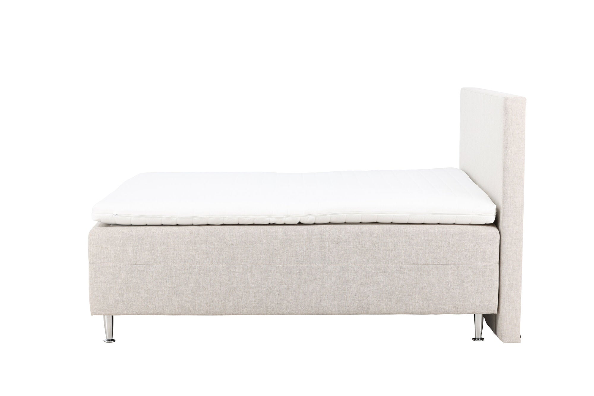 Venture Home Mesa Bed 180*200 - Matte Silver / Beige Fabric Lino 02