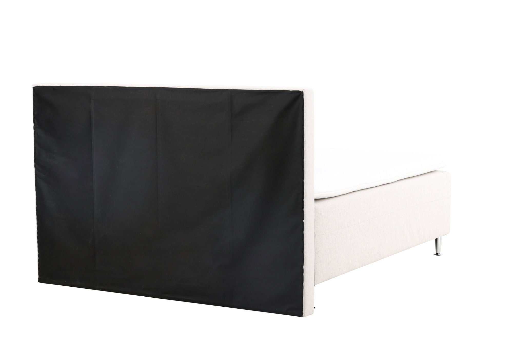 Venture Home Mesa Bed 180*200 - Matte Silver / Beige Fabric Lino 02