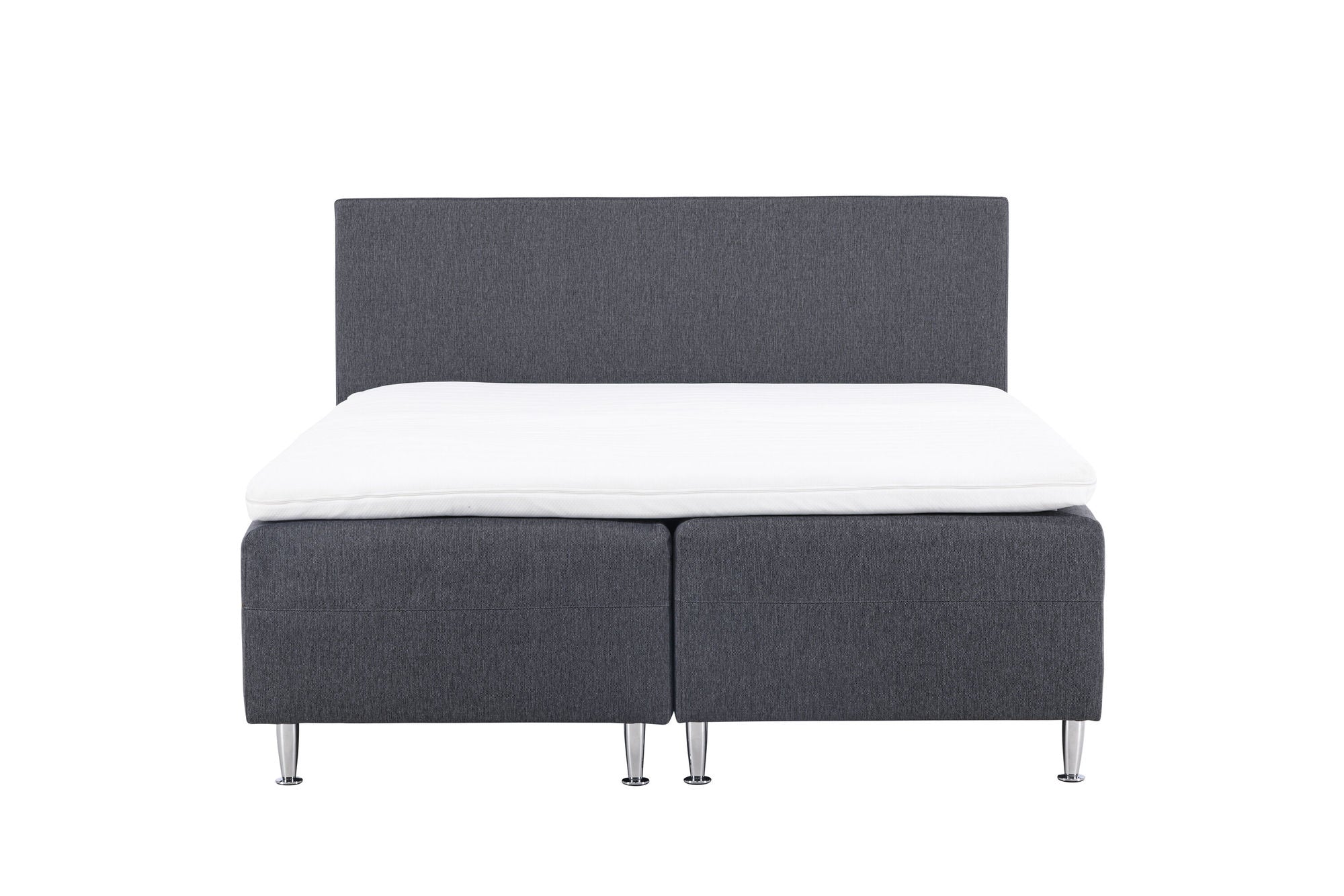 Venture Home Mesa Bed 180*200 - Matte Silver / Dark grey Fabric Lino 12