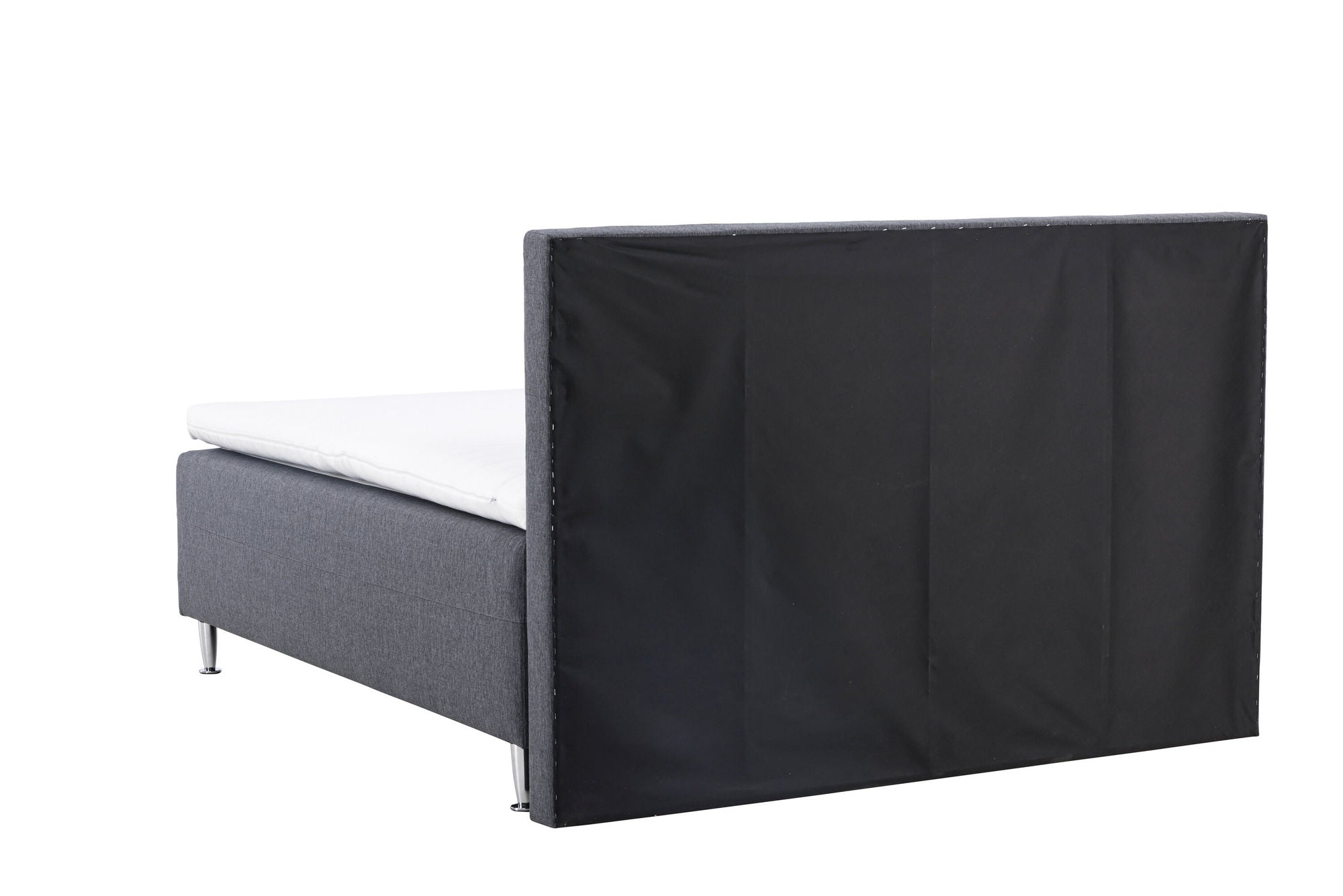 Venture Home Mesa Bed 180*200 - Matte Silver / Dark grey Fabric Lino 12
