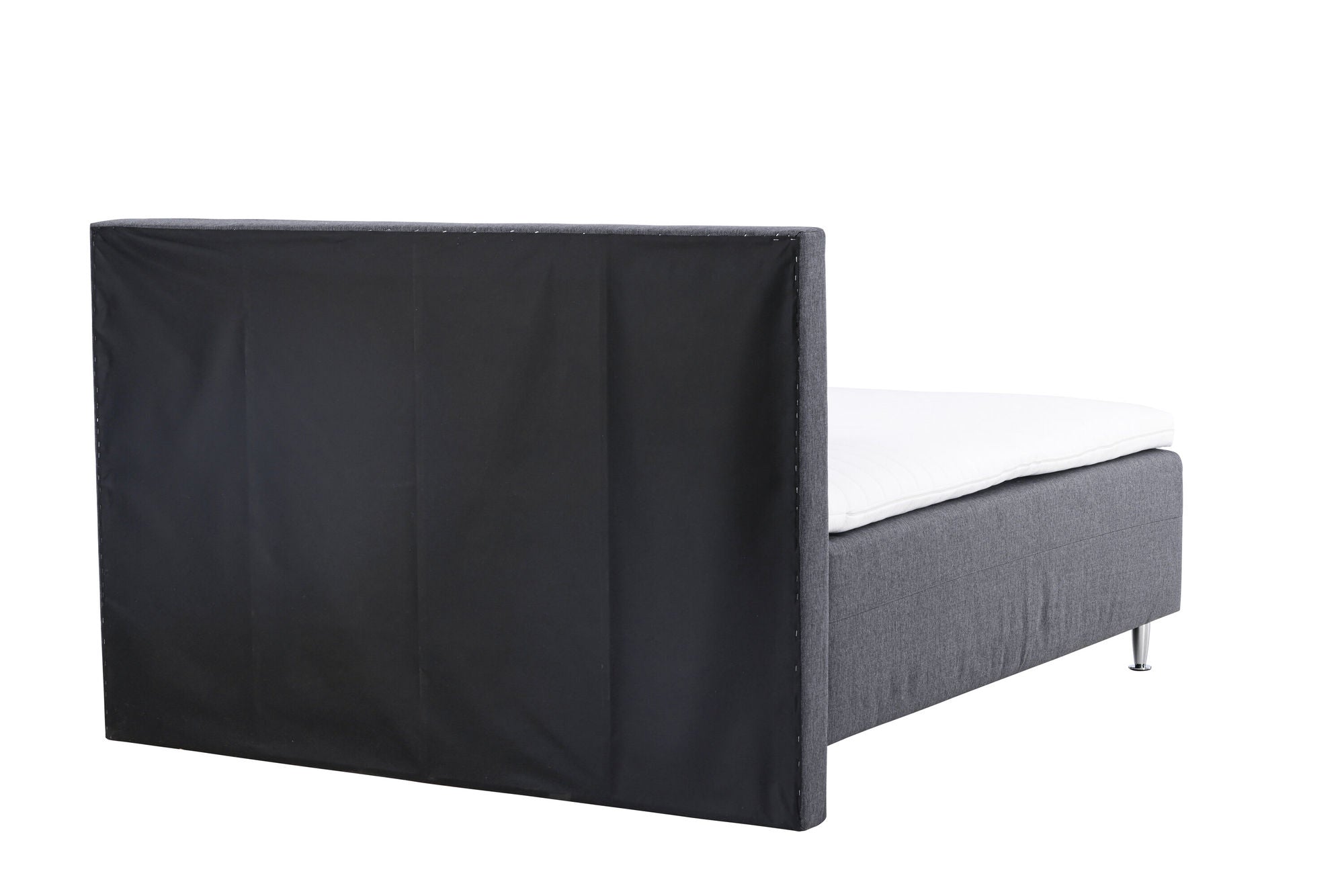 Venture Home Mesa Bed 180*200 - Matte Silver / Dark grey Fabric Lino 12