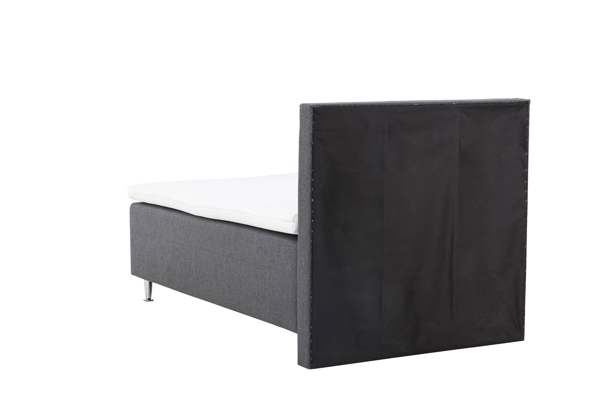 Venture Home Mesa Bed 120*200 - Matte Silver / Dark grey Fabric Lino 12