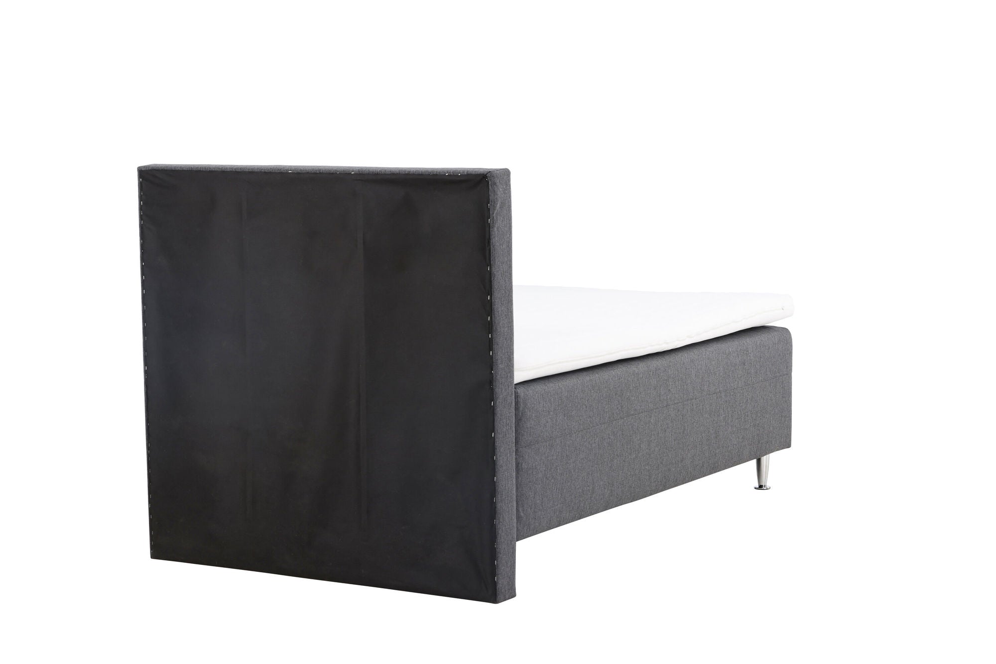 Venture Home Mesa Bed 120*200 - Matte Silver / Dark grey Fabric Lino 12