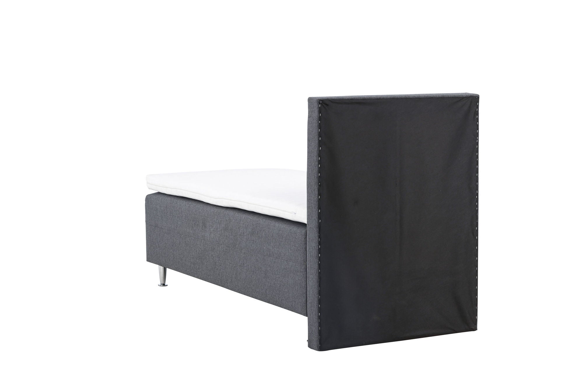 Venture Home Mesa Bed 90*200 - Matte Silver / Dark grey Fabric Lino 12