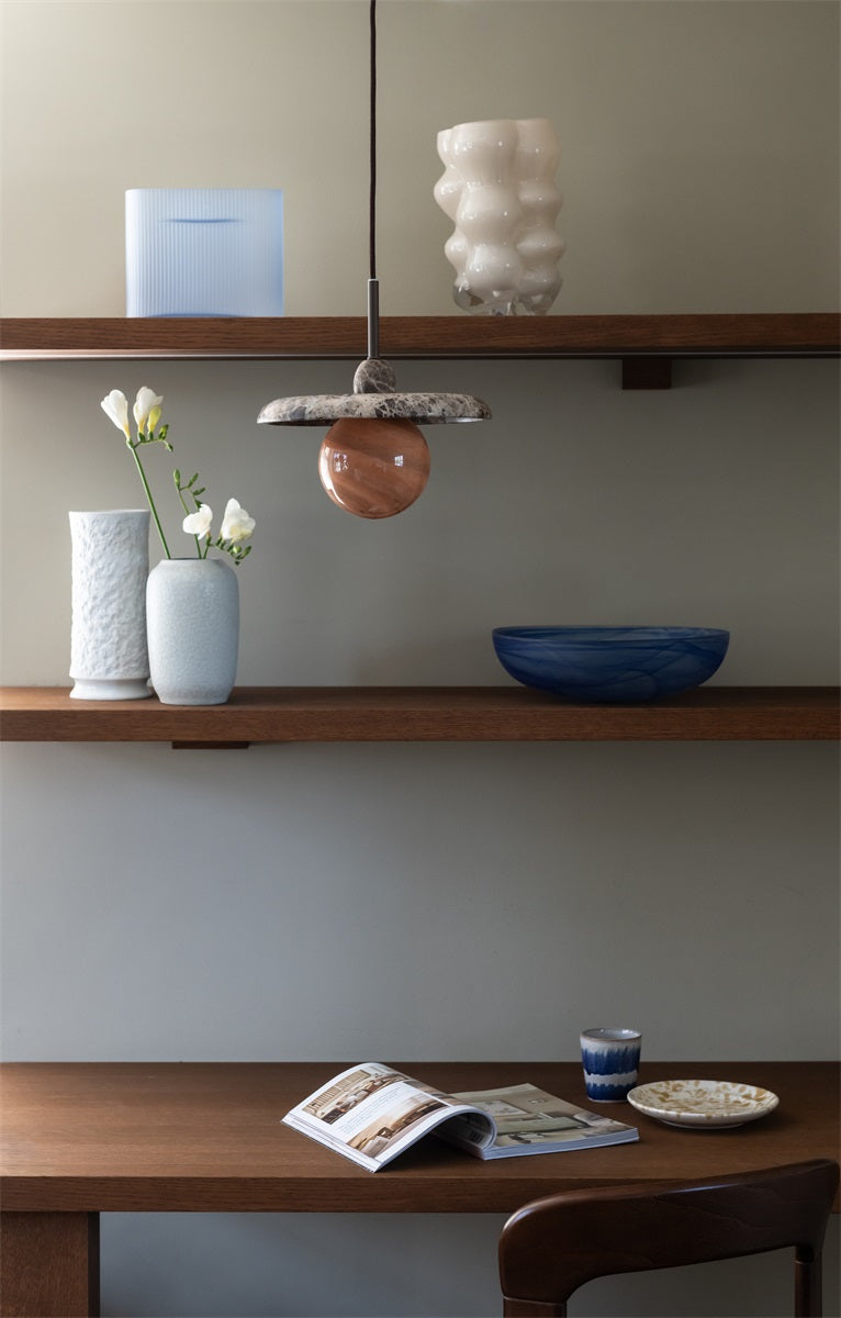 Tivoli dia.25 x h 16cm disc, Brun, loftlampe