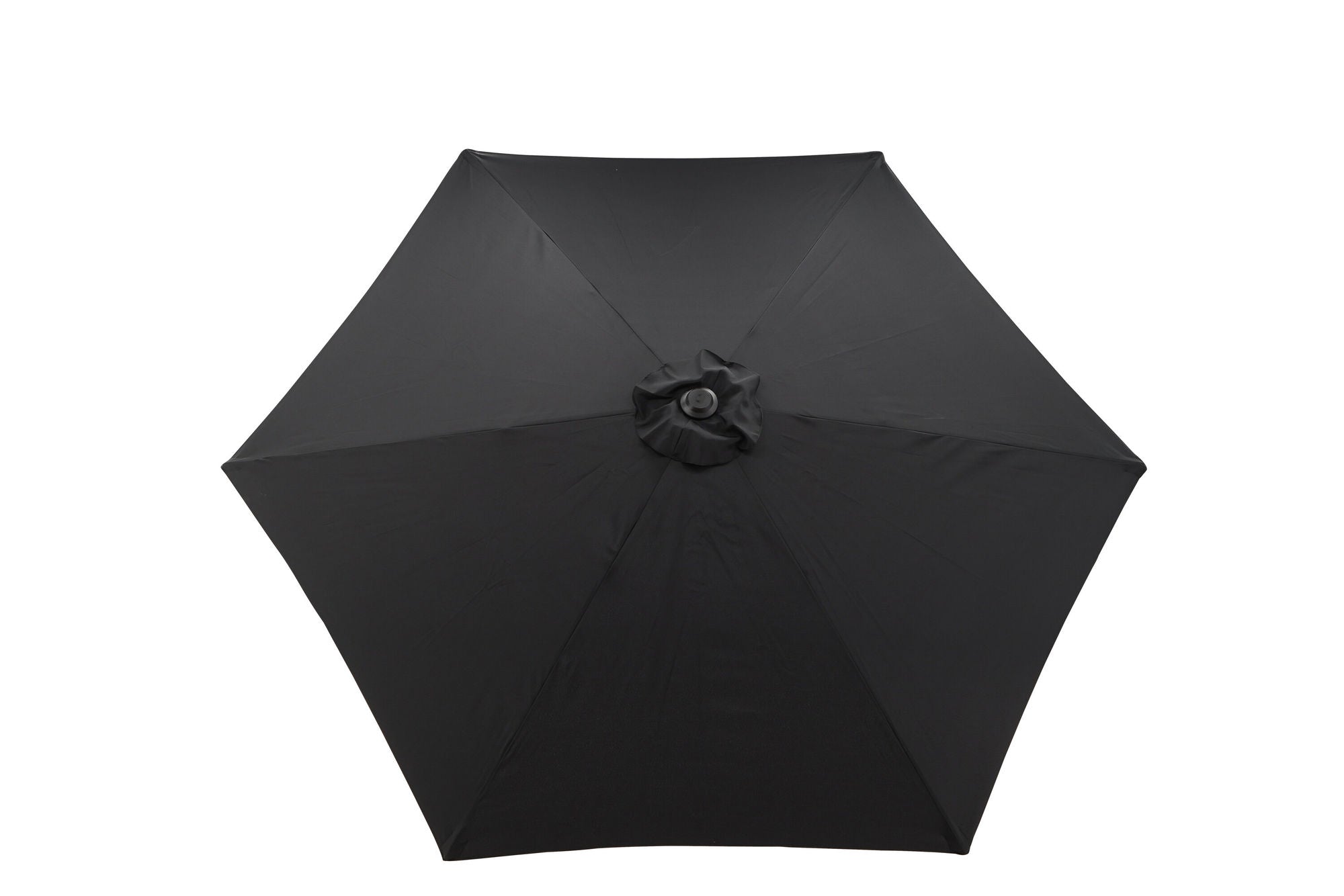 Venture Home Leeds Umbrella - 3m - Grey Alu / Black Fabric
