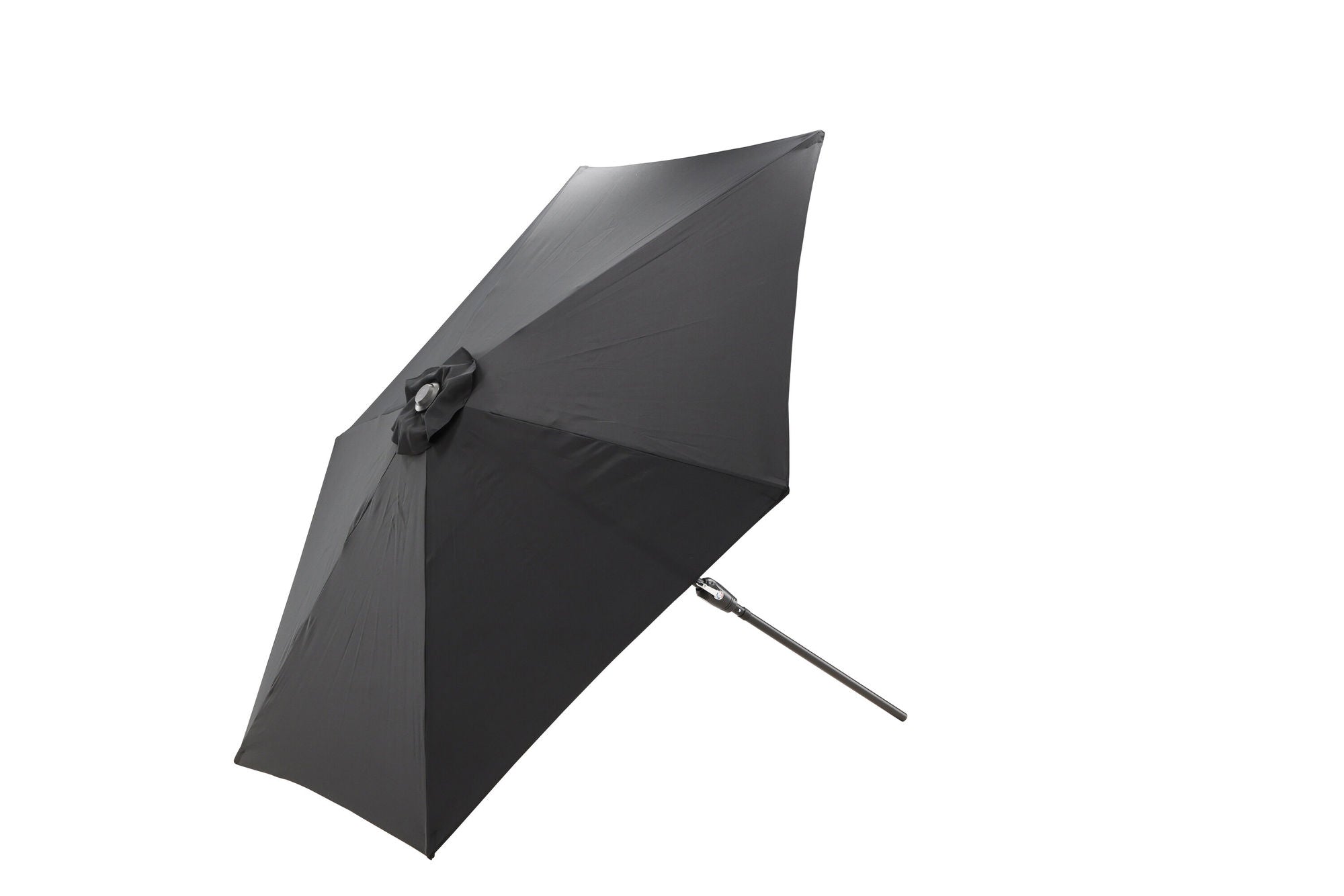Venture Home Leeds Umbrella - 3m - Grey Alu / Black Fabric