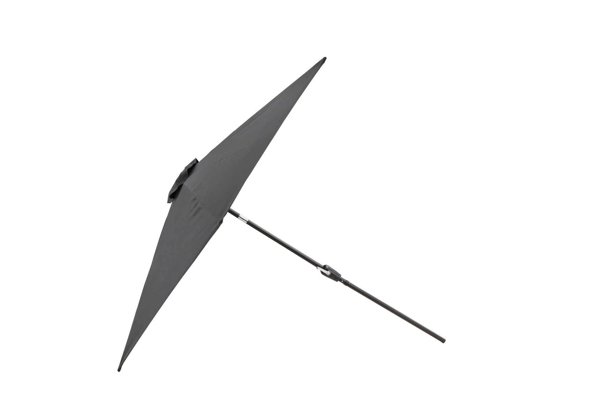 Venture Home Leeds Umbrella - 3m - Grey Alu / Black Fabric