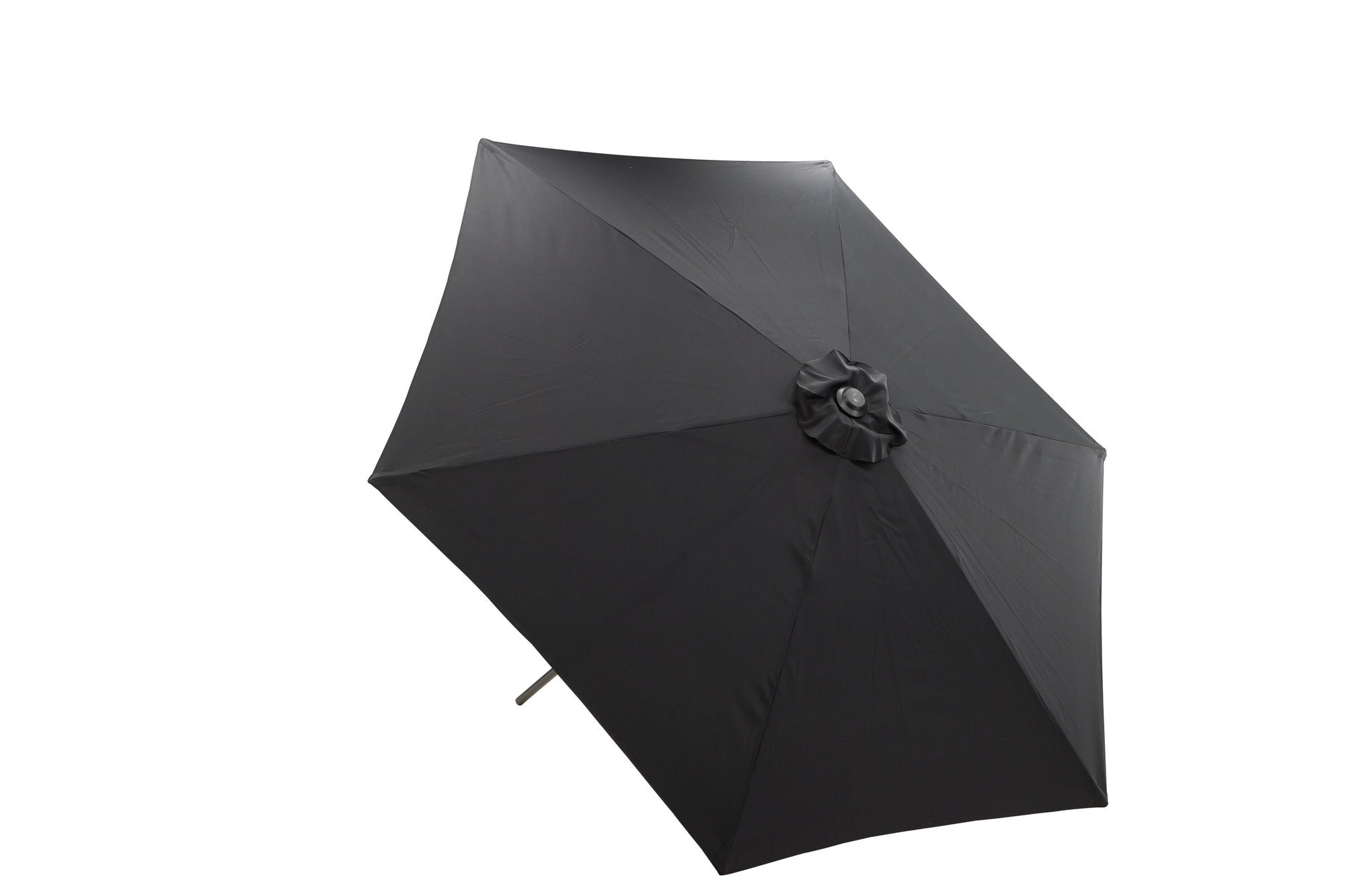 Venture Home Leeds Umbrella - 3m - Grey Alu / Black Fabric