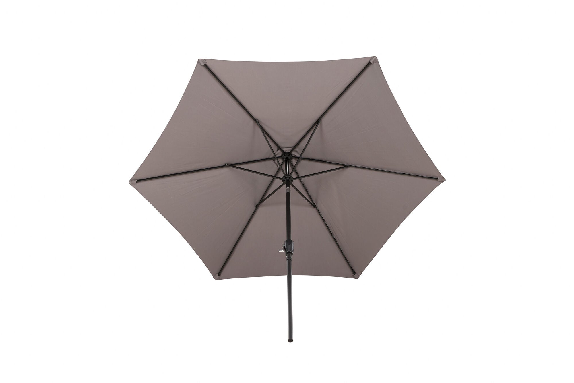 Venture Home Leeds Umbrella - 3m - Grey Alu / Grey Fabric
