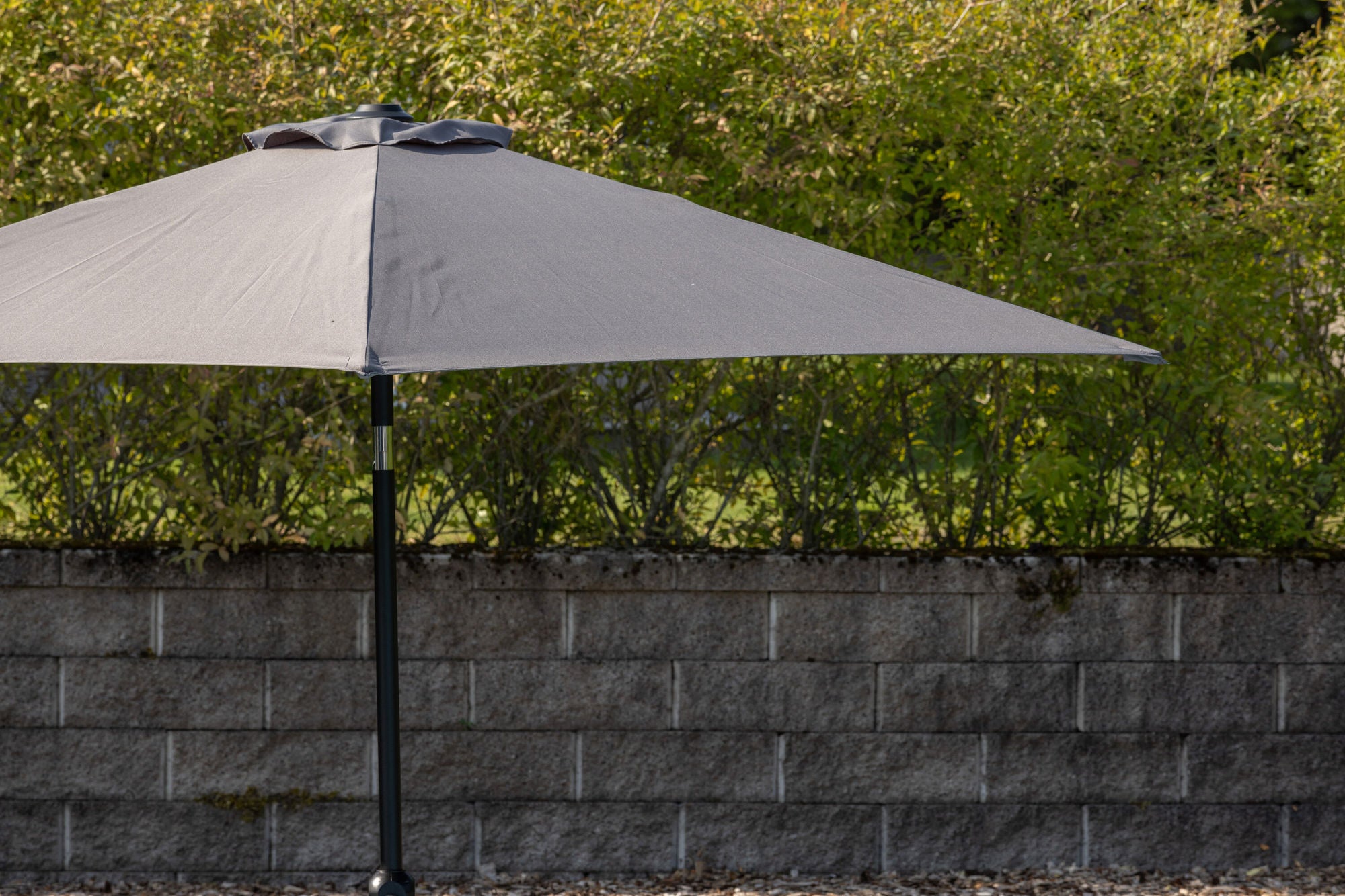 Venture Home Leeds Umbrella - 3m - Grey Alu / Grey Fabric