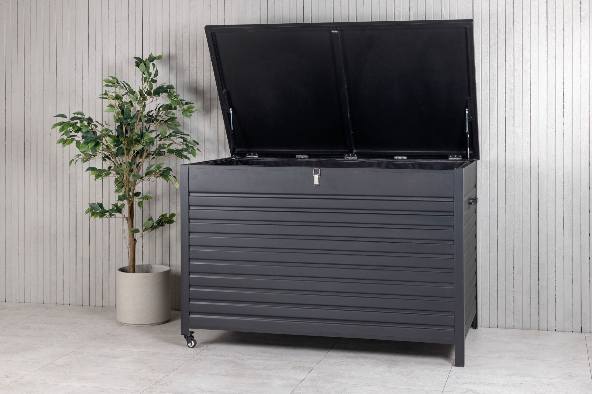 Venture Home Tiana cushion box- black 150*90*101 - Ersätter 1012-408