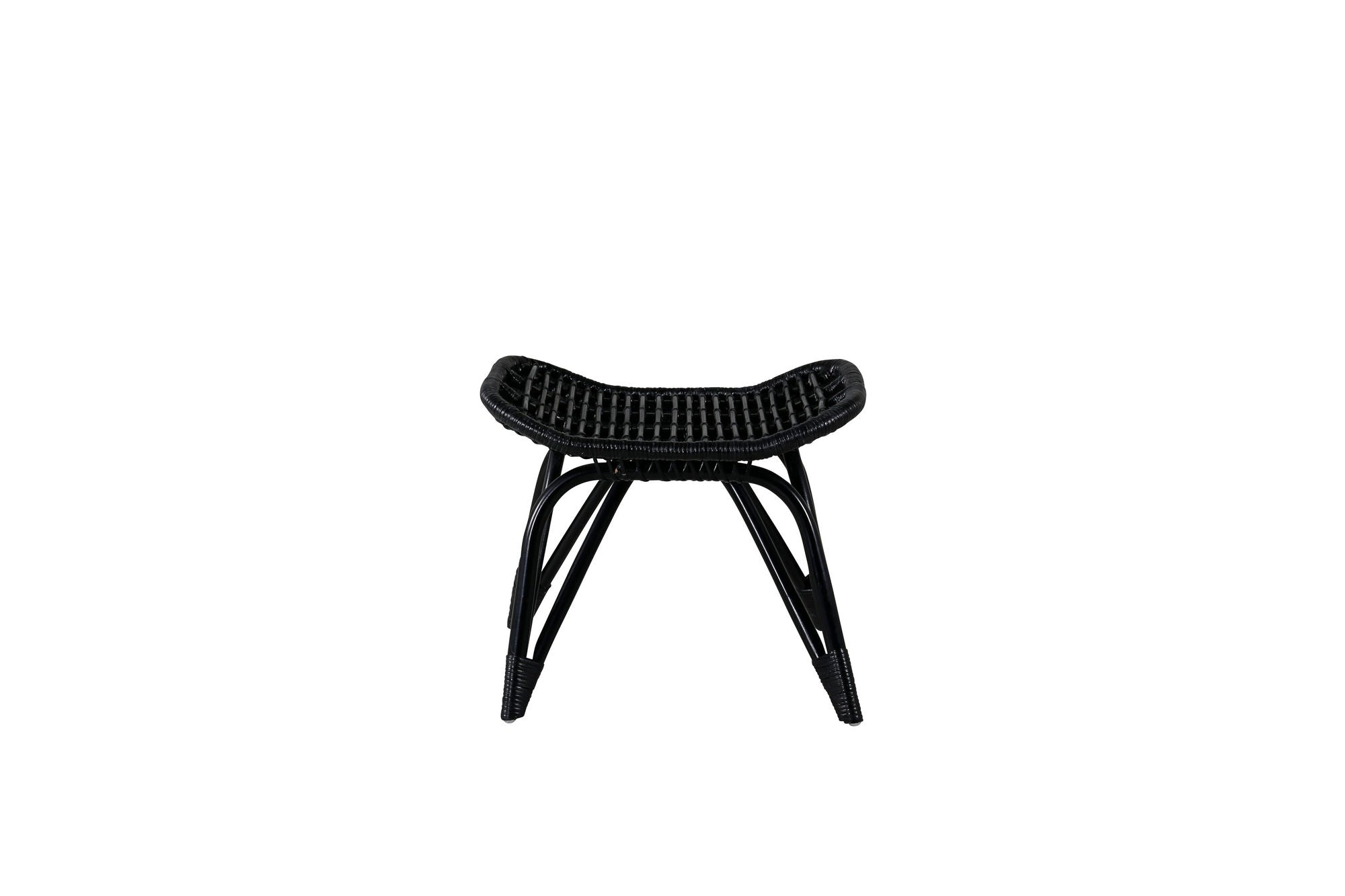 Venture Home Ella Lounge stol - BLACK rattan / Offwhite Cushion Ersätter 1571-6012