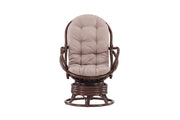 Venture Home Swing Loungechair Rattan - Dark walnut / Beige - Ersätter 1575-102